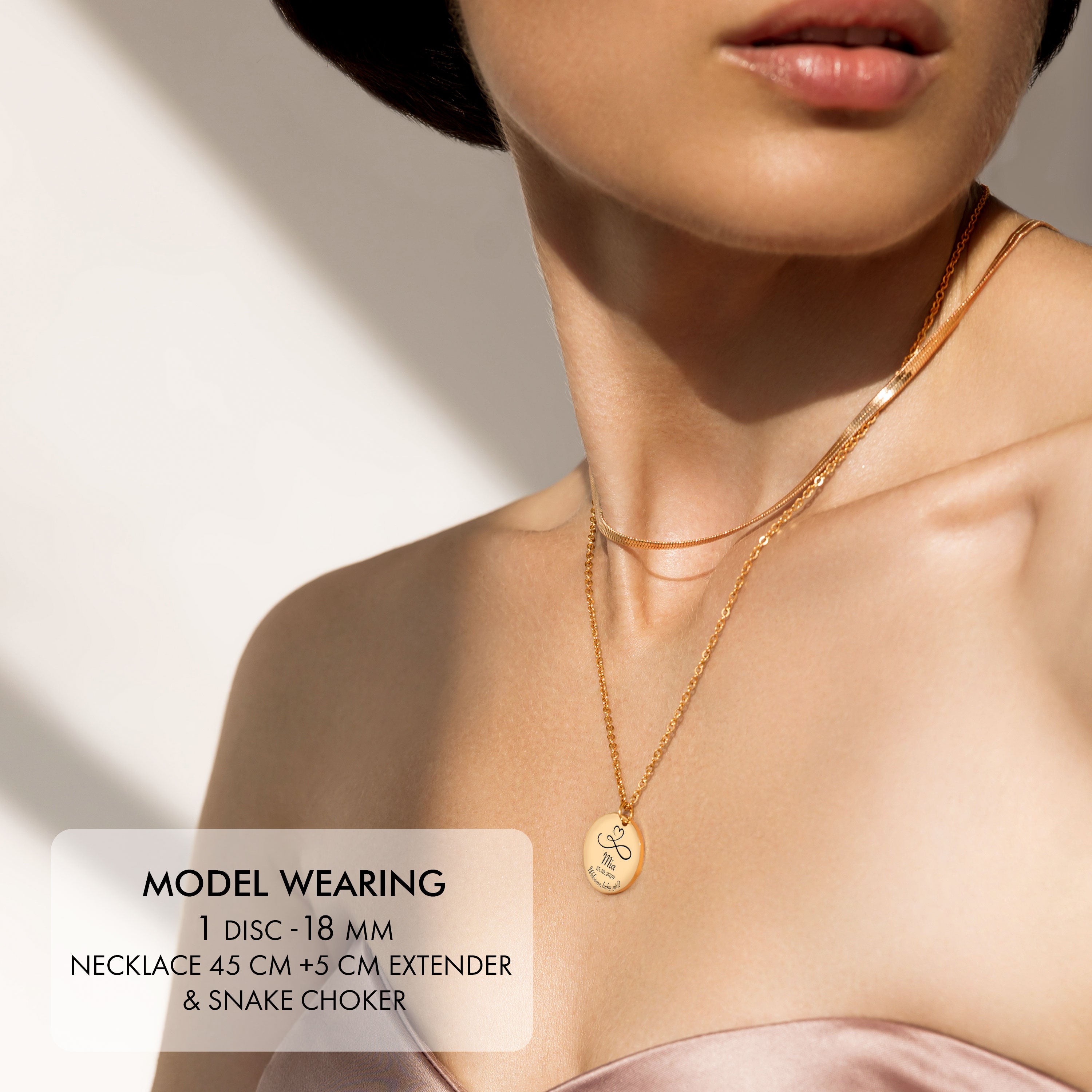 Cerc Colierc 18 mm - Auriu