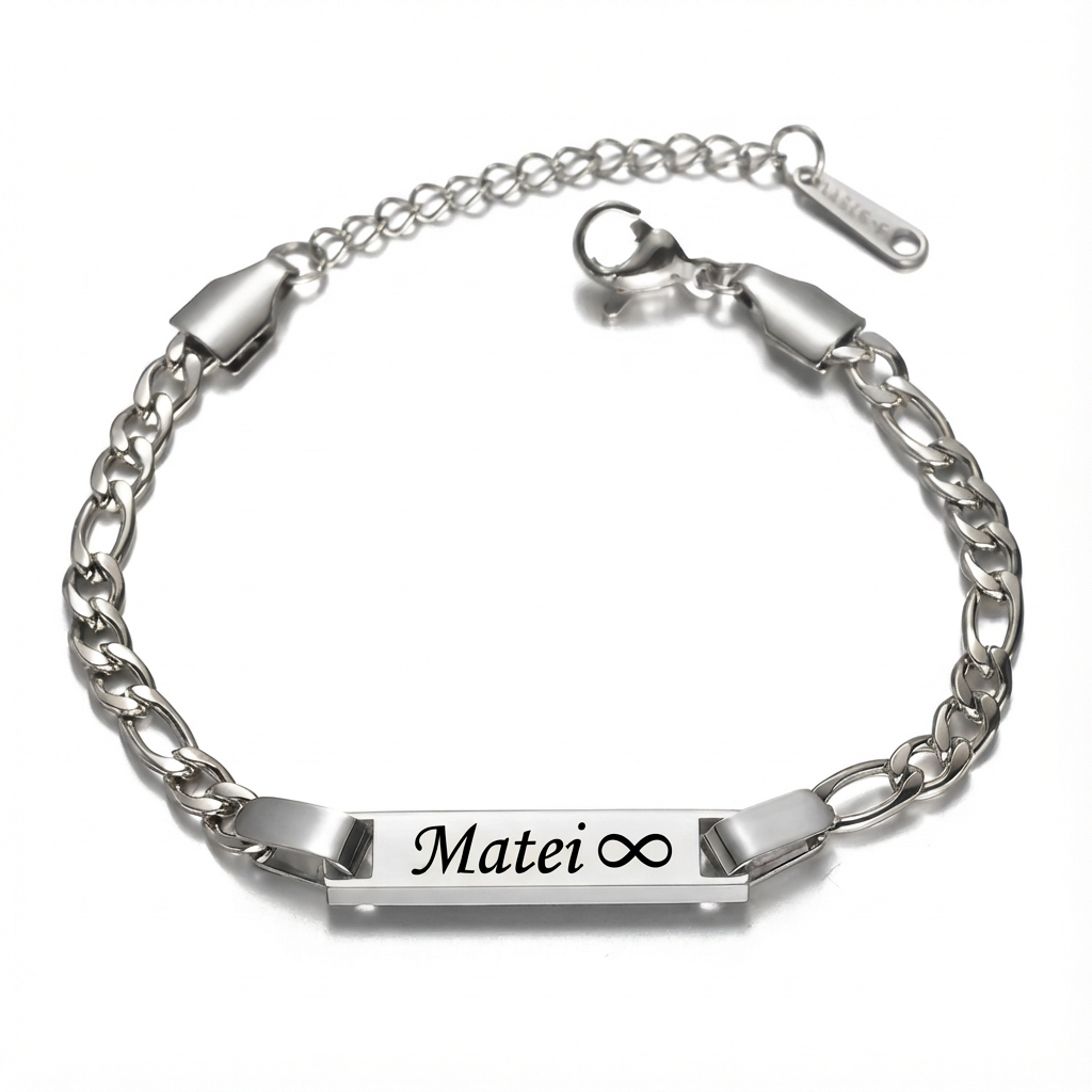 Bratara Copii Bara Mica | Personalizata cu Gravura