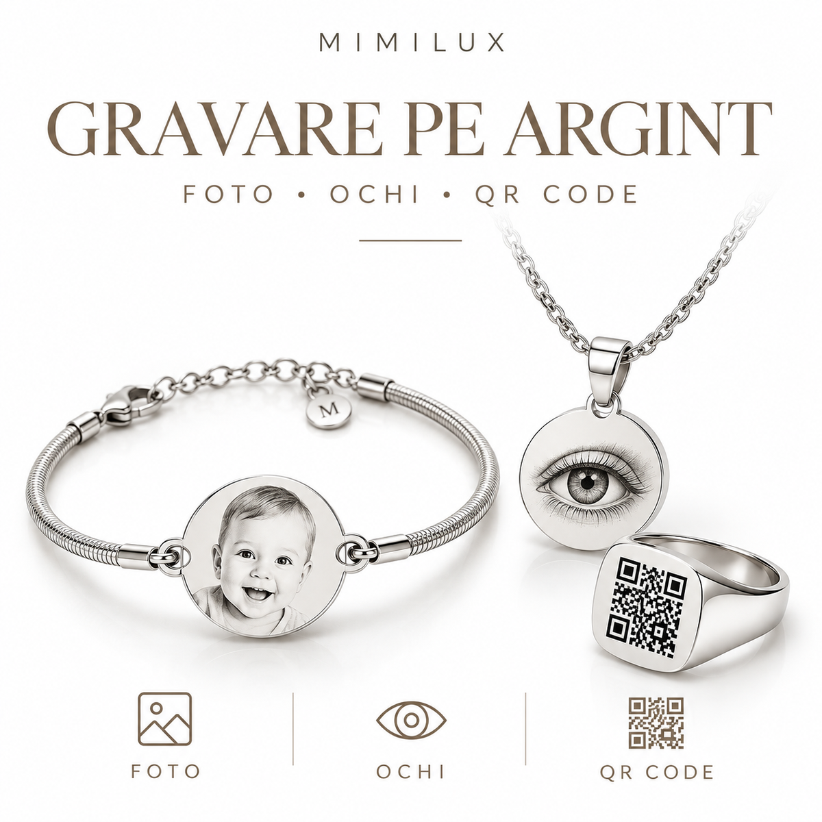 Servicii de GRAVARE METALE PREȚIOASE