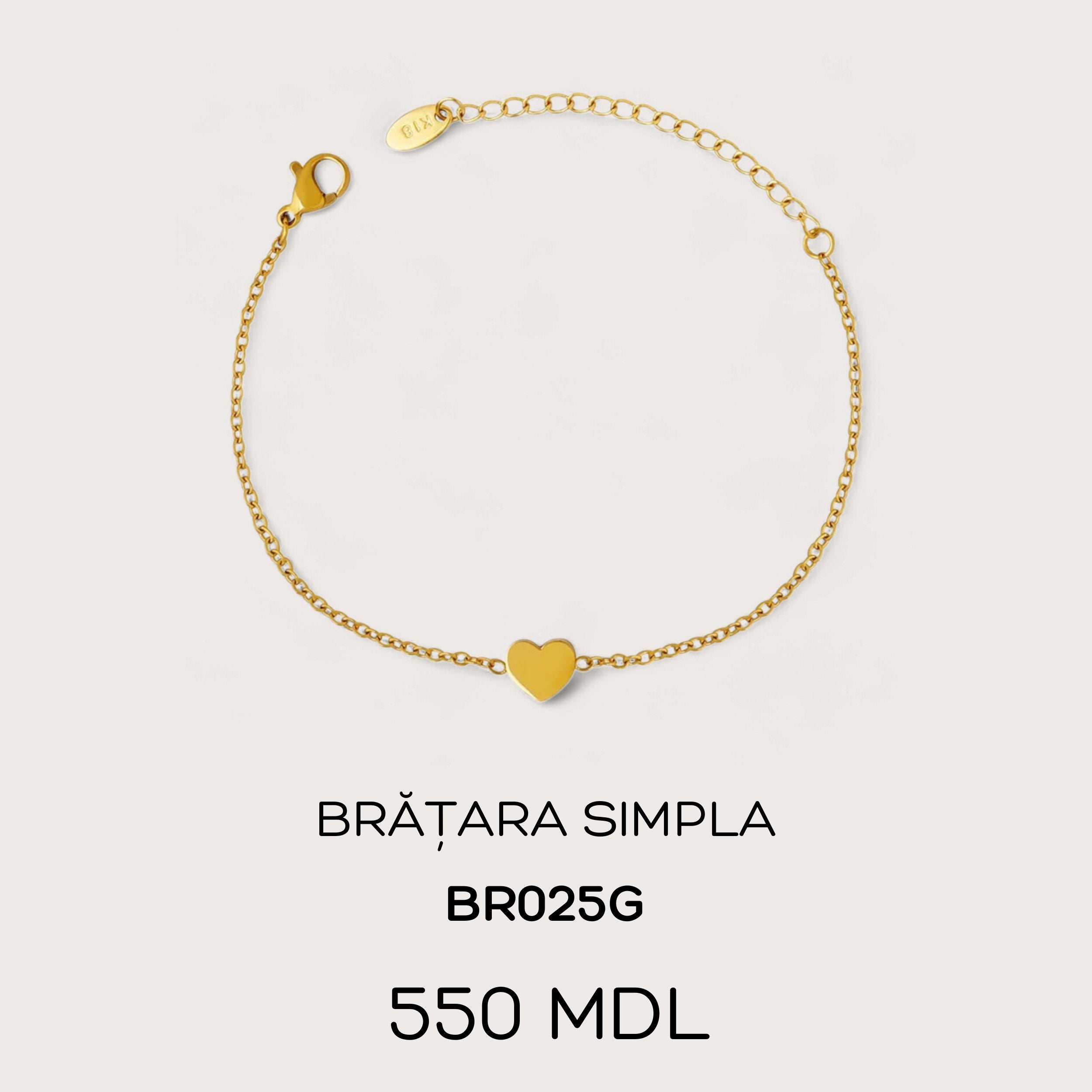 Brățara Simpla - Auriu