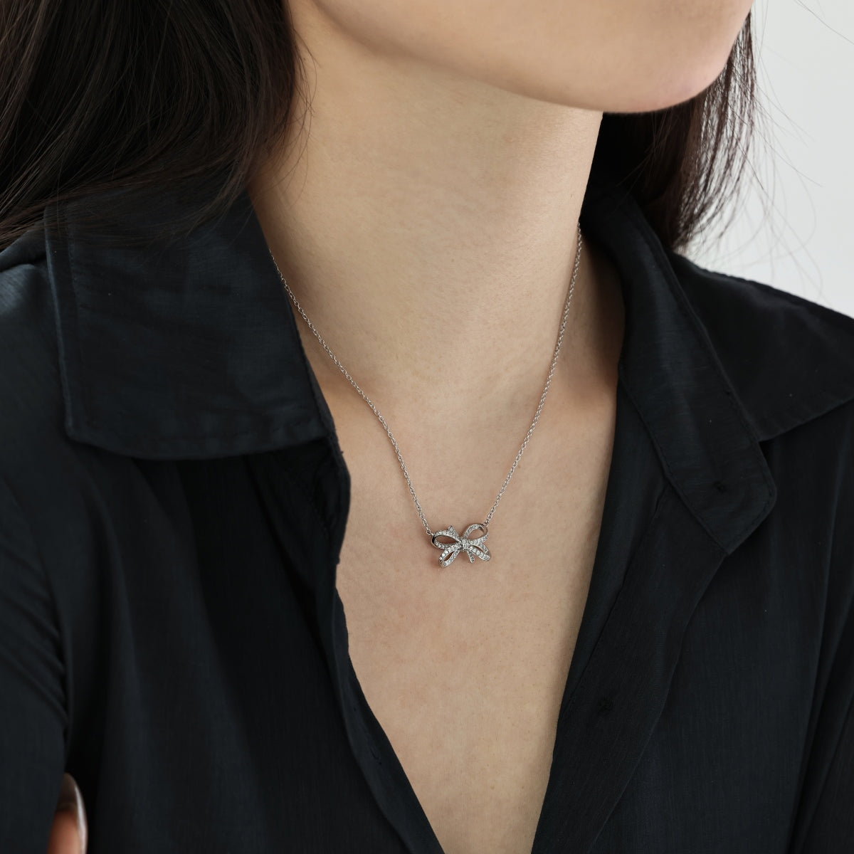 Colier Bant diamant - CZ