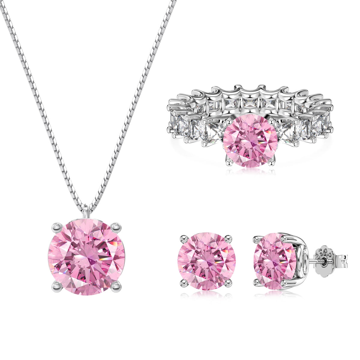 Colier pinkysho - CZ