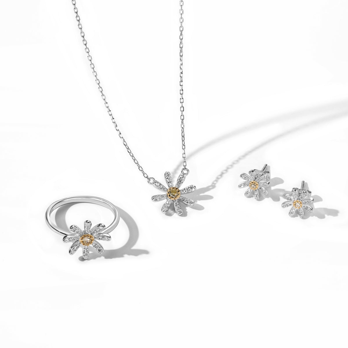 Cercei Yellow flower - CZ