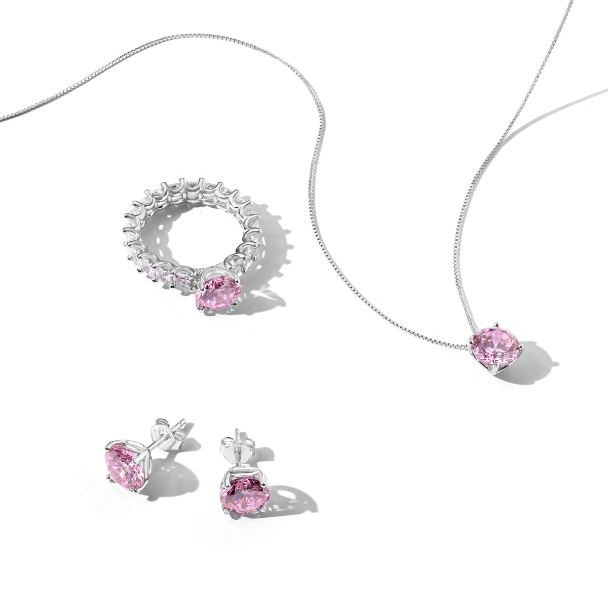 Colier pinkysho - CZ