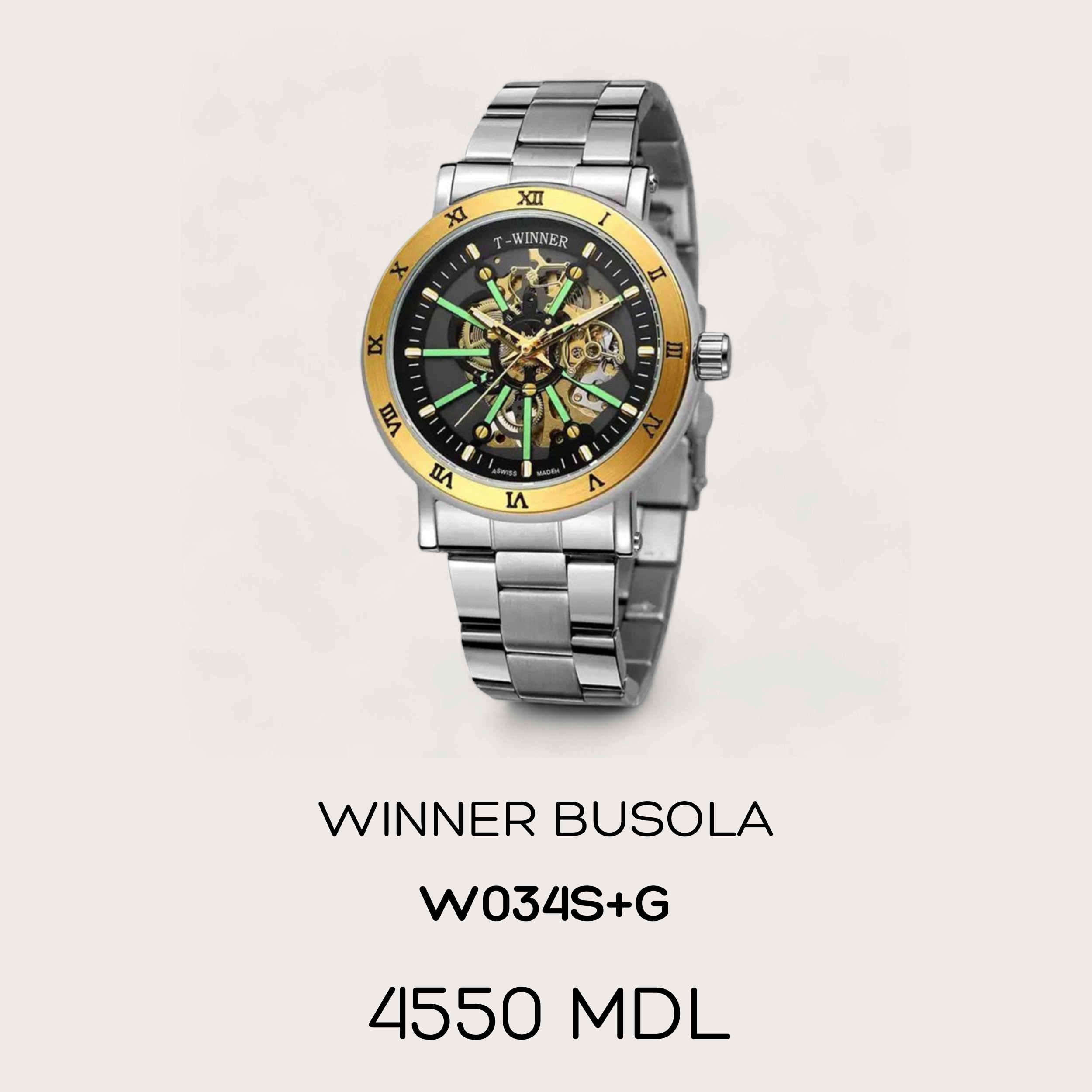Winner busola - Auriu - Argintiu