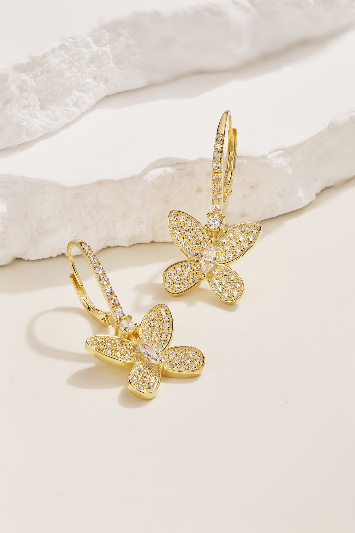 Fluture cu diamante - CZ