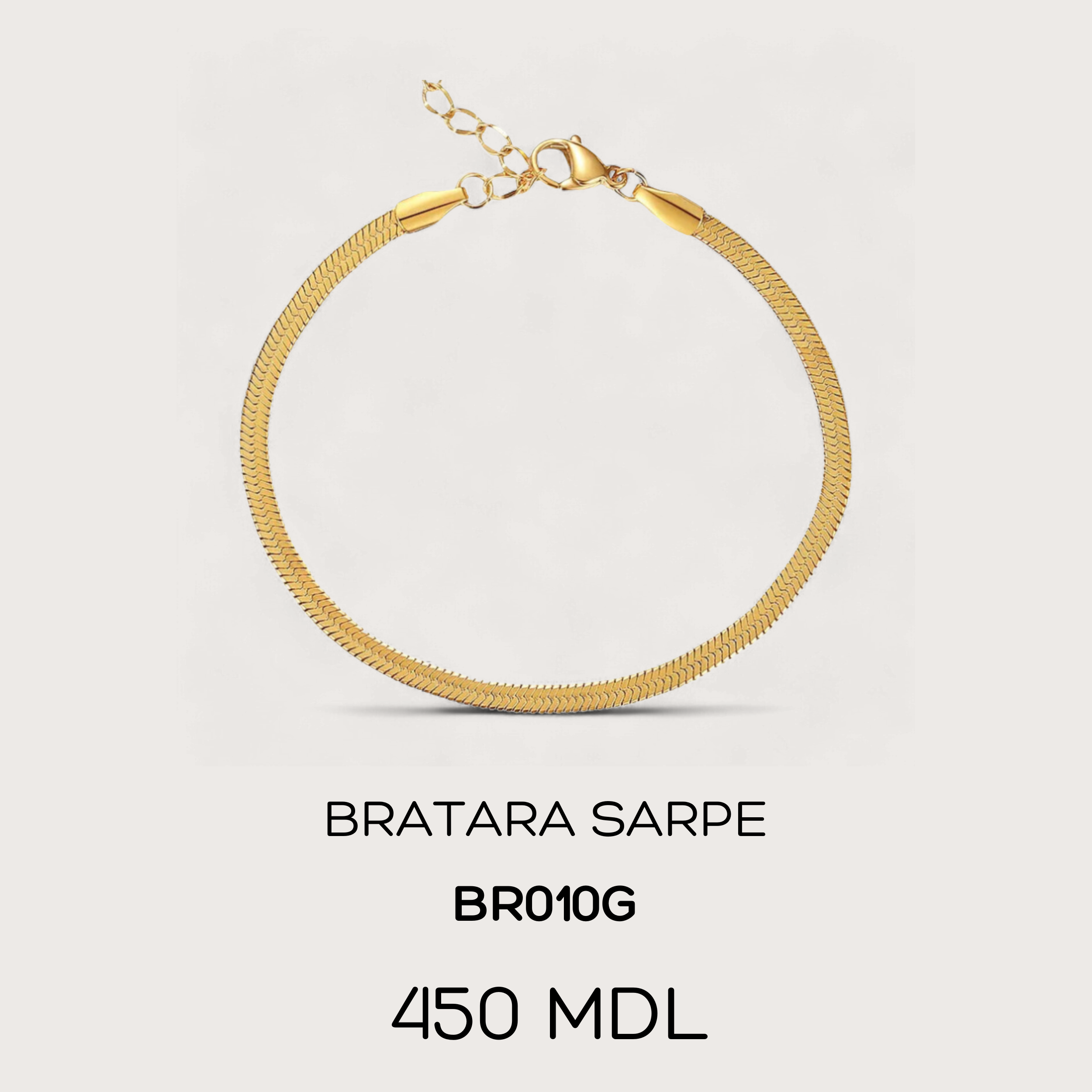 Bratara sarpe - Auriu