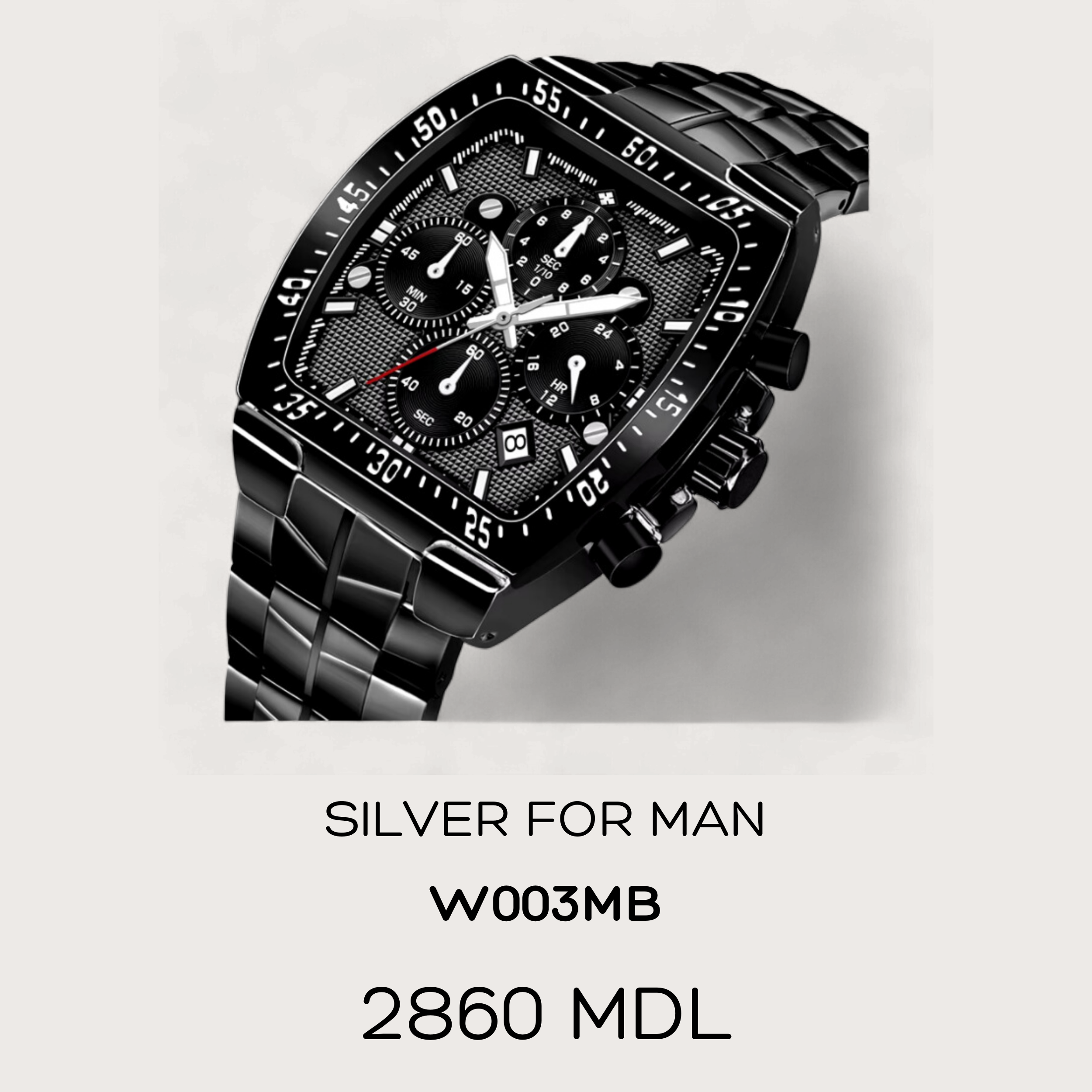 Silver for man - Carbon