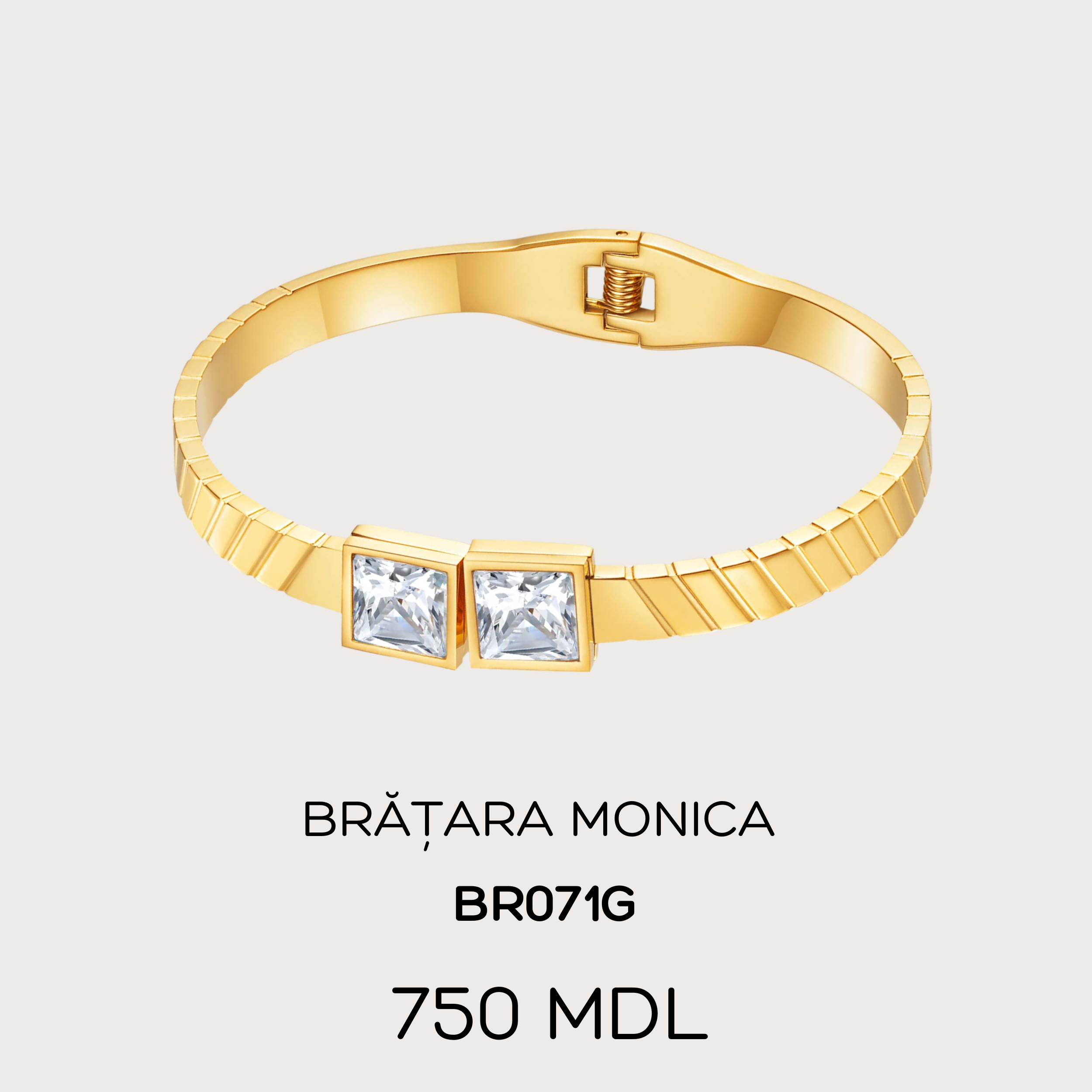 Brățara Monica - Auriu
