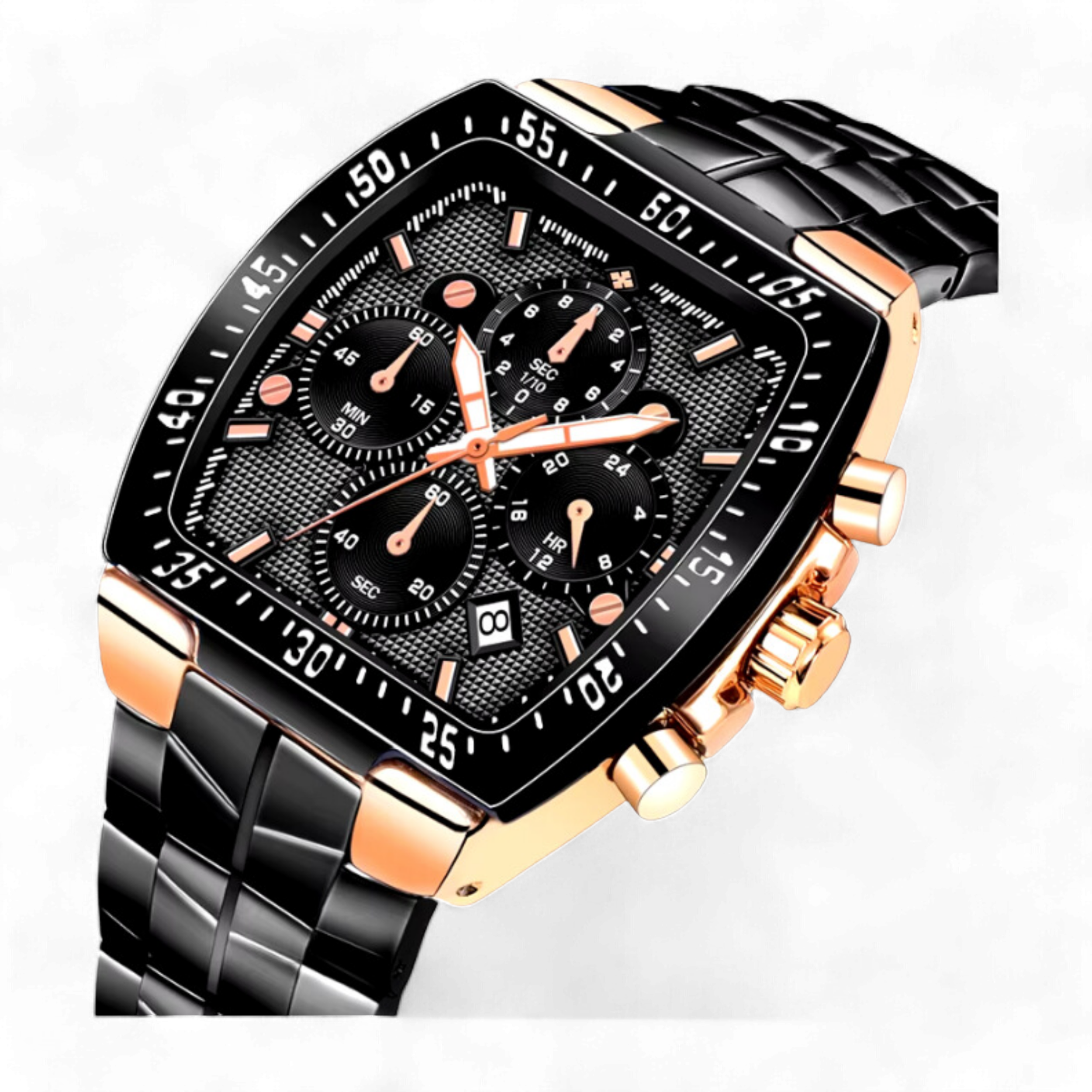Silver for man - Rose - Carbon