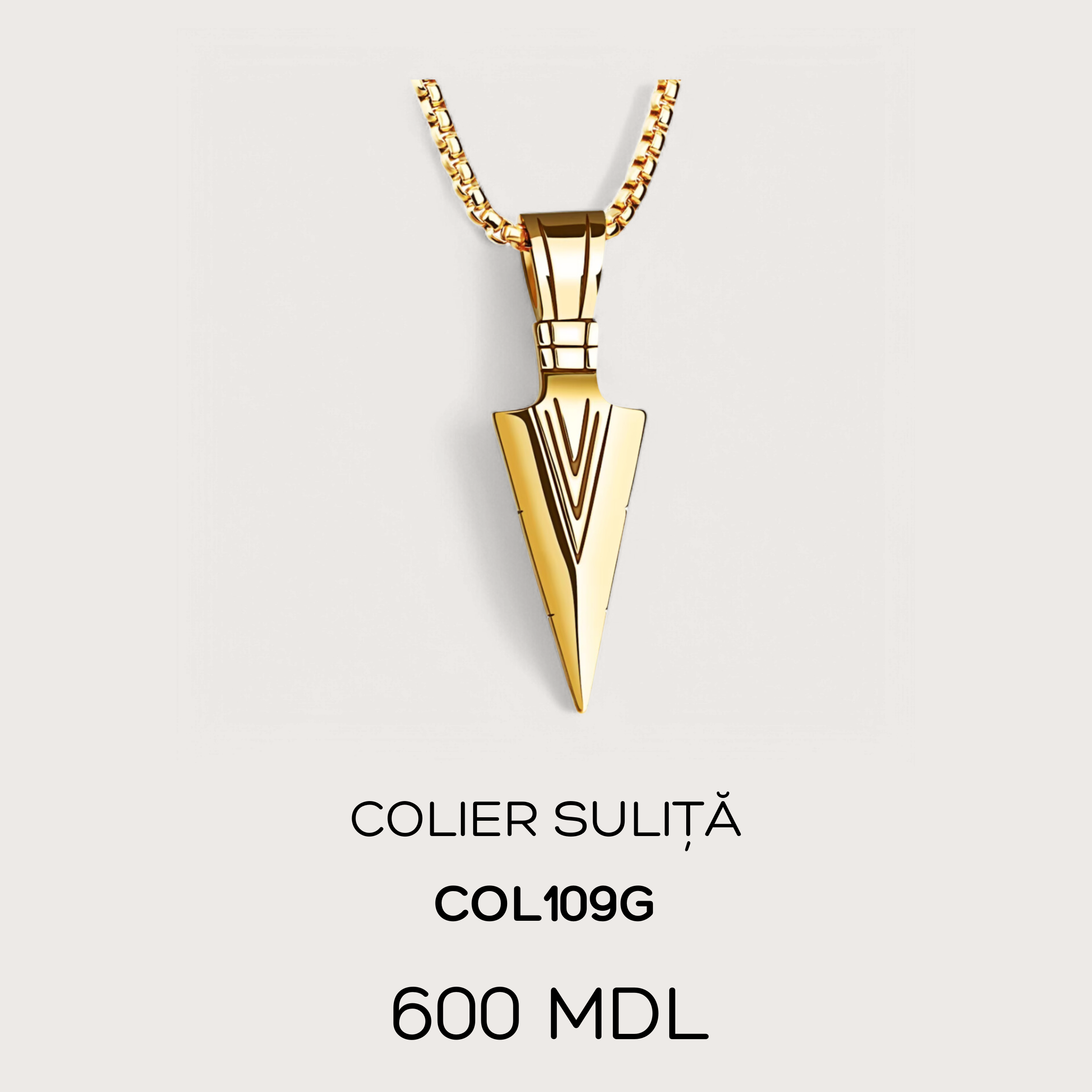 Colier Suliță - Auriu