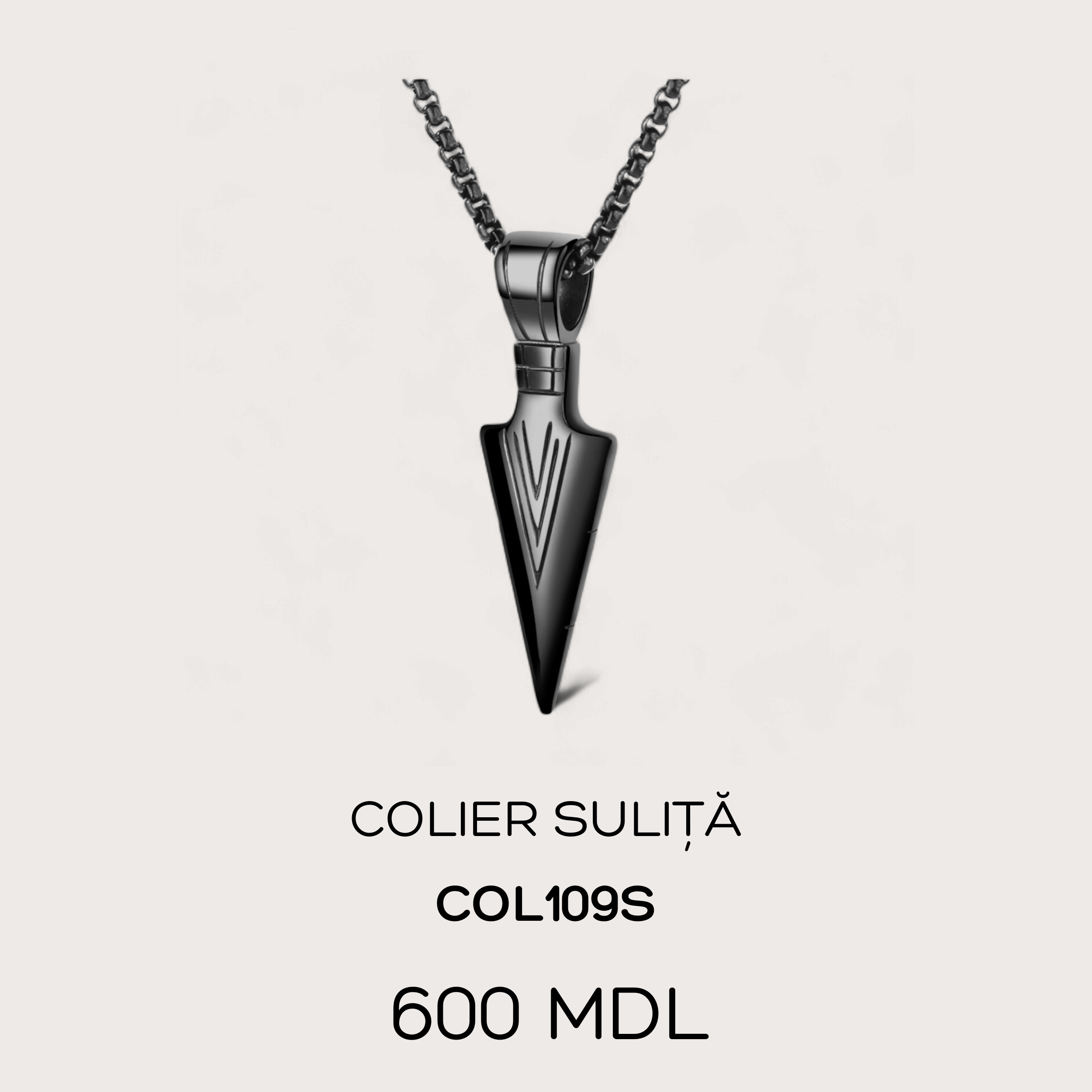 Colier Suliță - Carbon