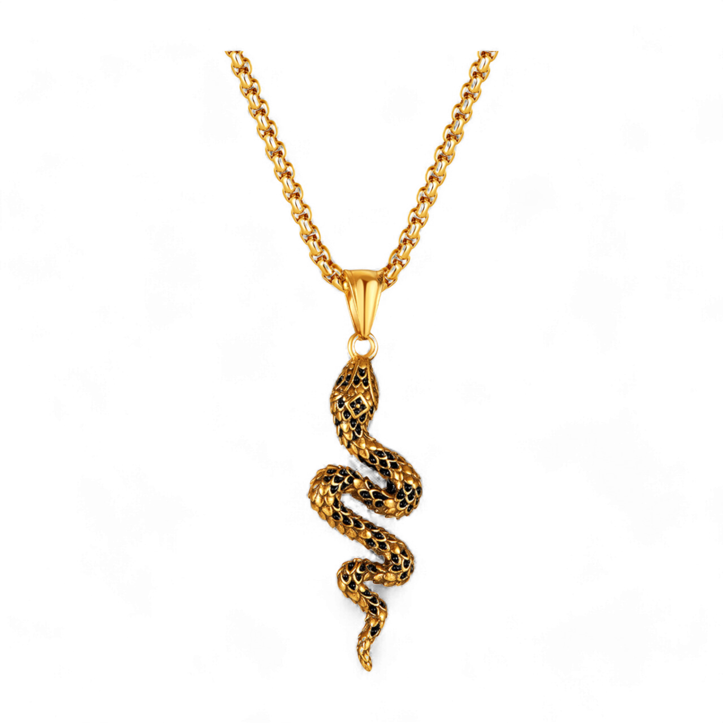 Colier Snake - Auriu