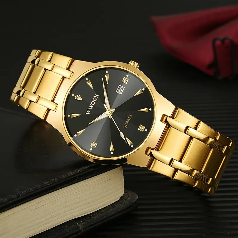 Ceas Richard - Auriu - Carbon