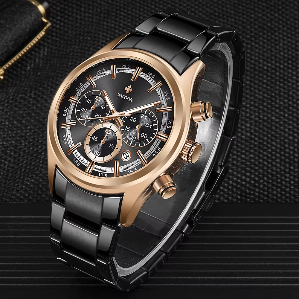 WWOR mecanic - Auriu - Carbon