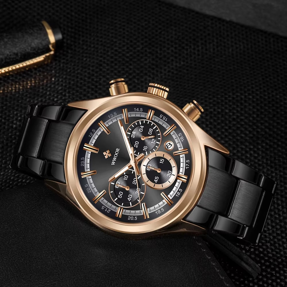 WWOR mecanic - Auriu - Carbon