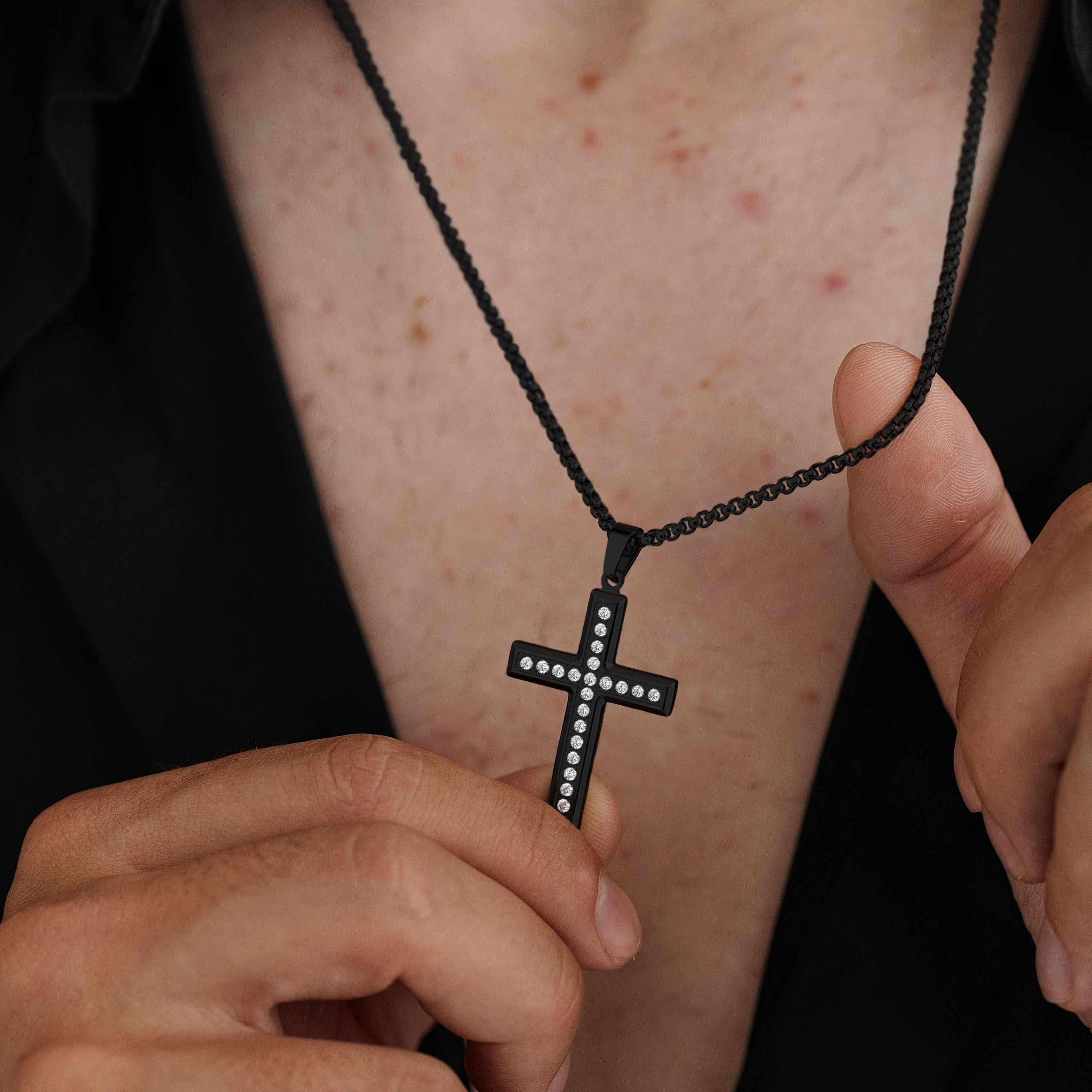 Colier Cruce Diamant