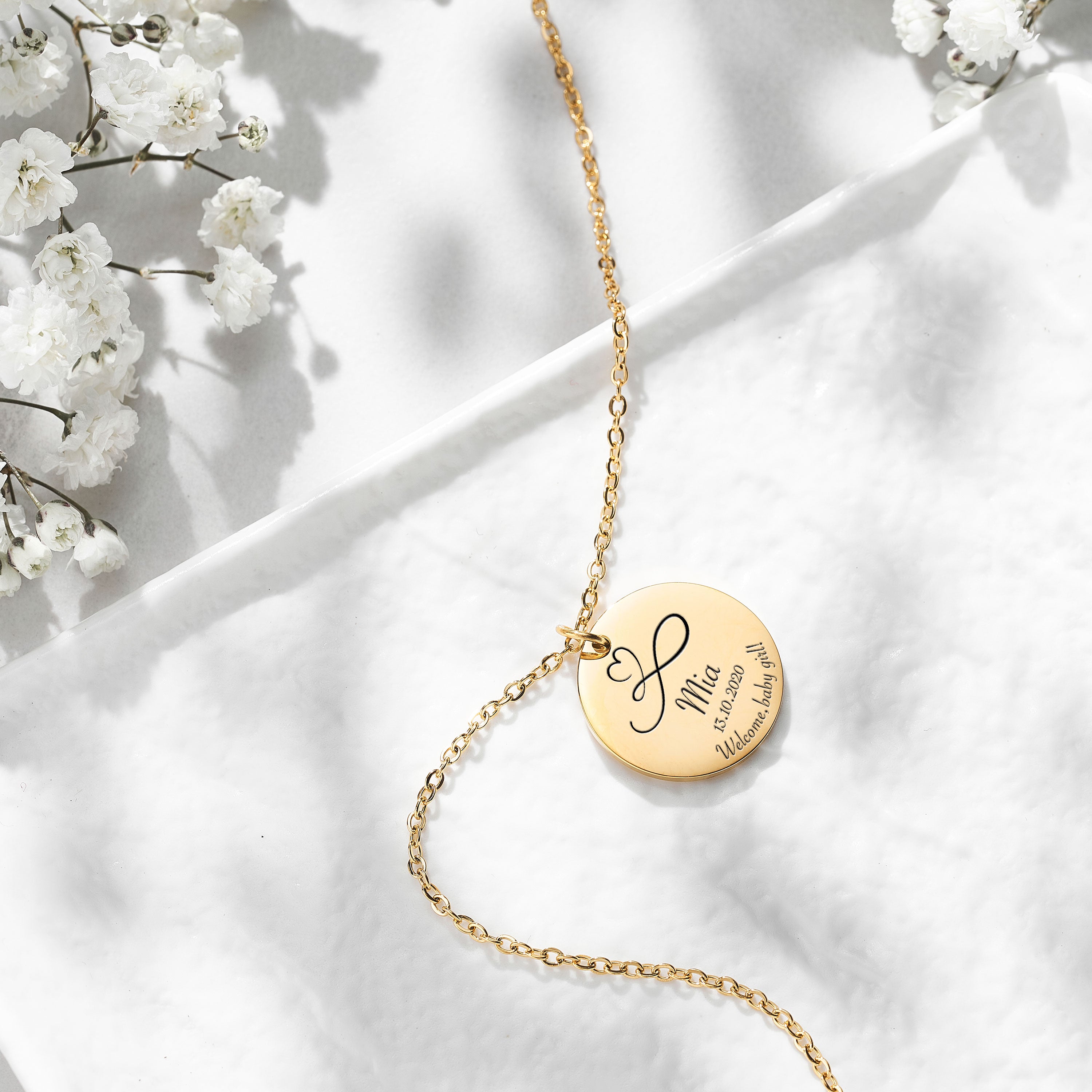 Cerc Colierc 18 mm - Auriu