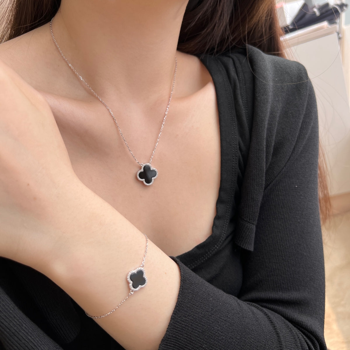 SET - VEVELU BLACK - CZ