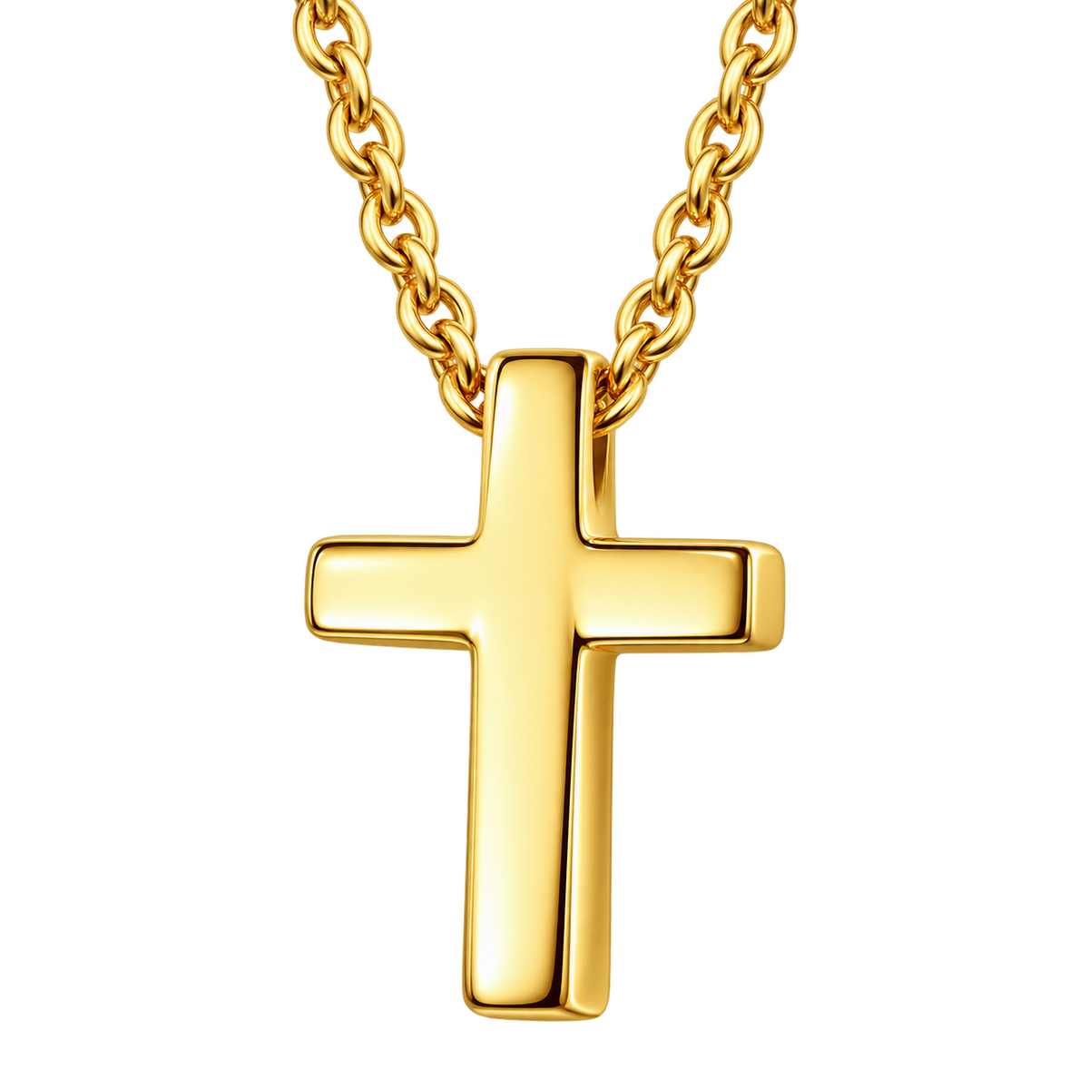 Colier Cruce Mica | Personalizat cu Gravura