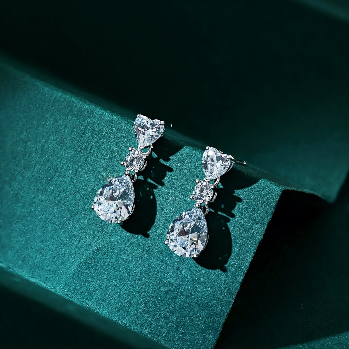 Cercei - Triple diamant - CZ