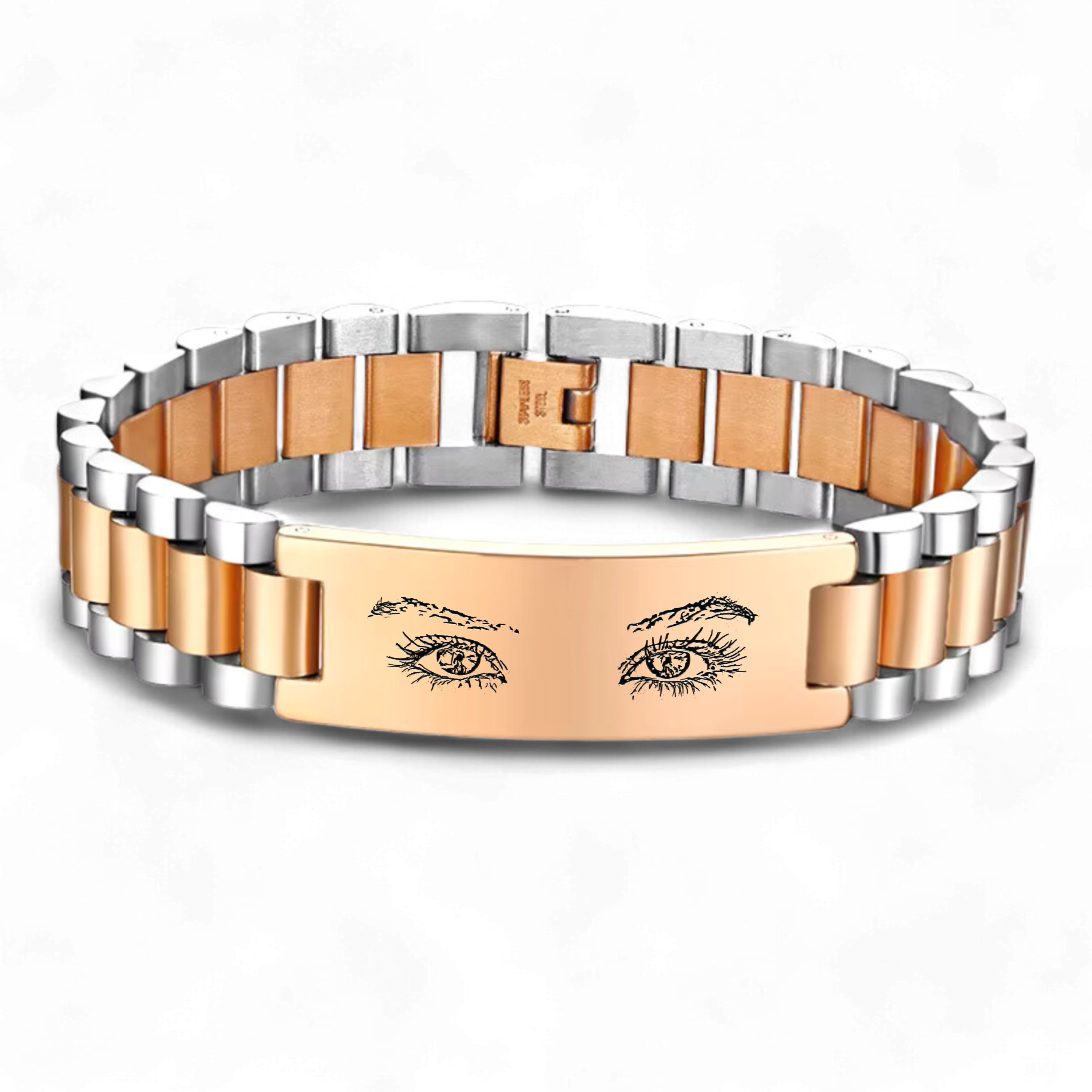Bratara Rolex - Gravura Ochii tai