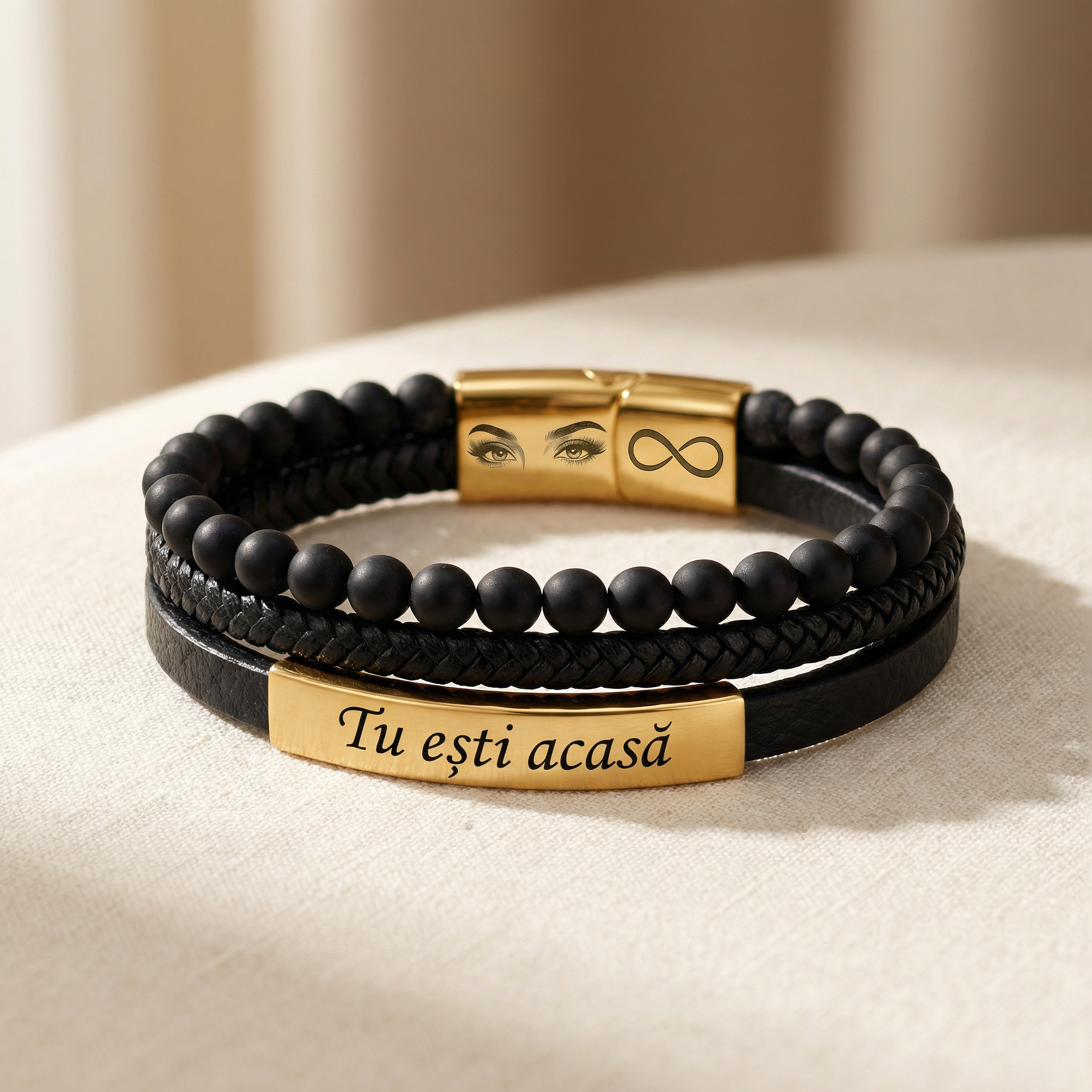 Bar with beads bracelet