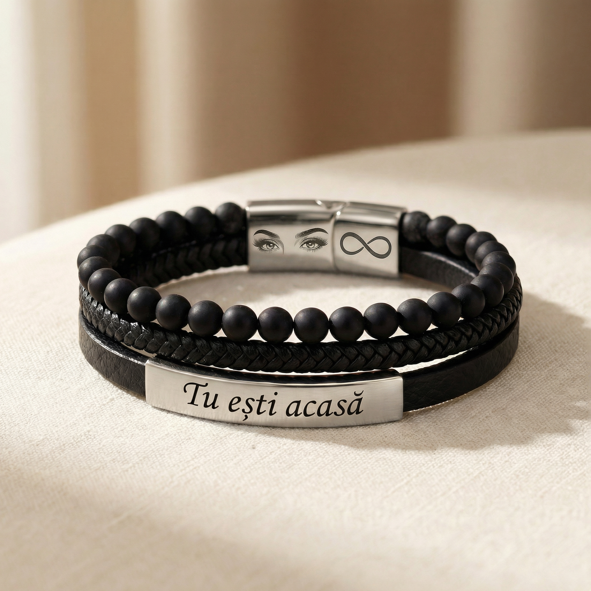 Bar with beads bracelet
