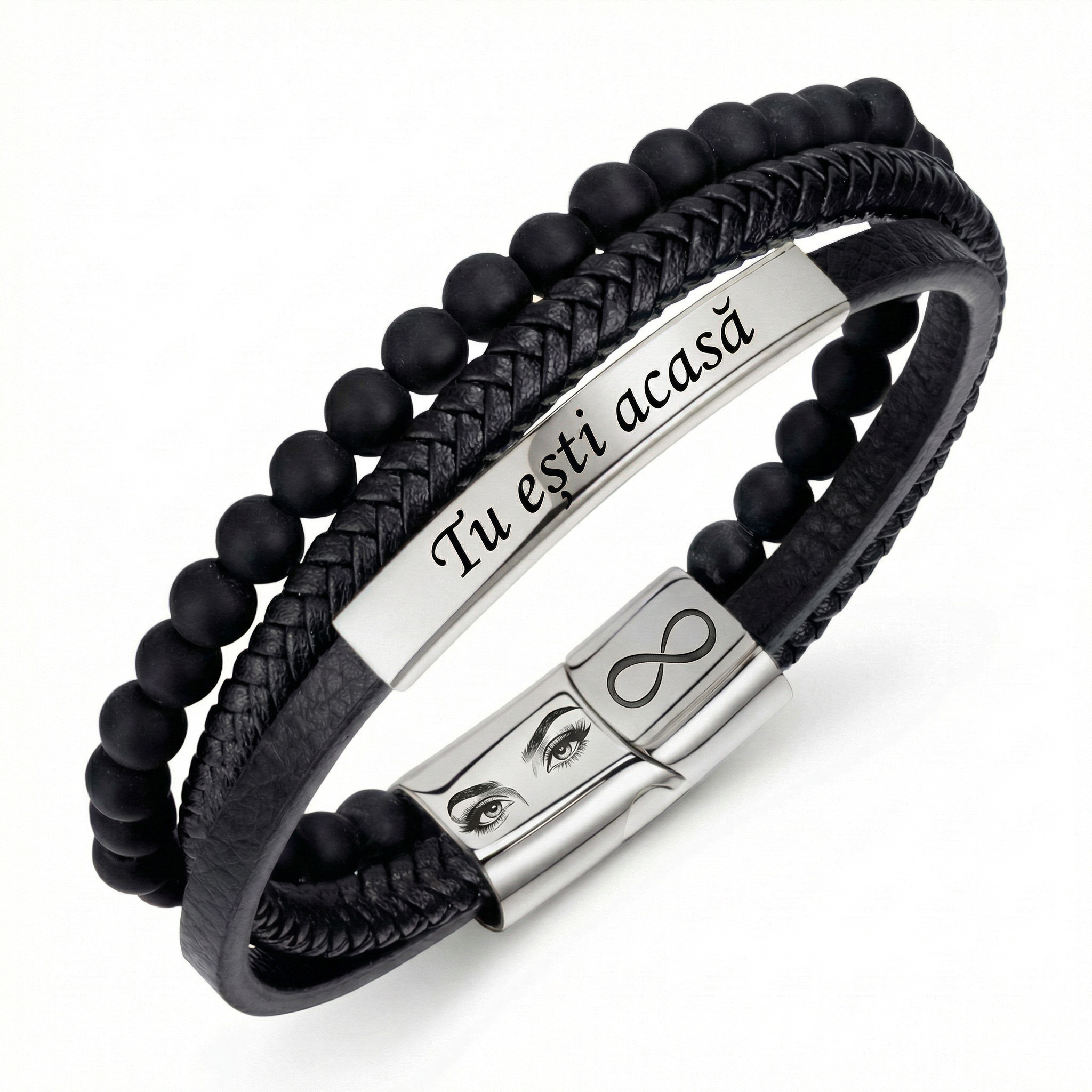 Bar with beads bracelet