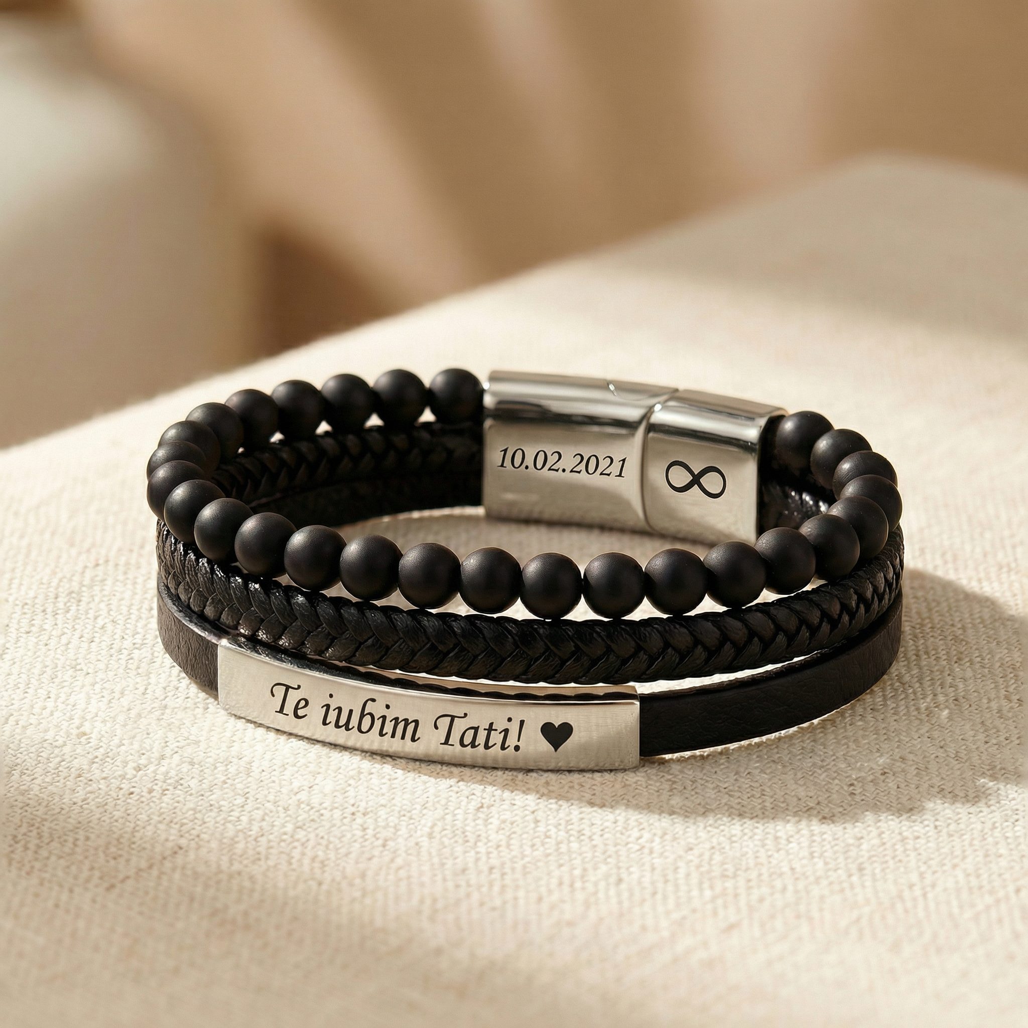 Bar with beads bracelet