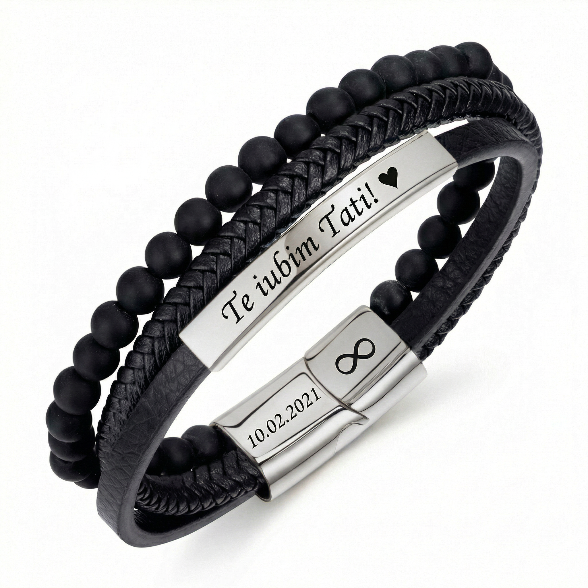 Bar with beads bracelet