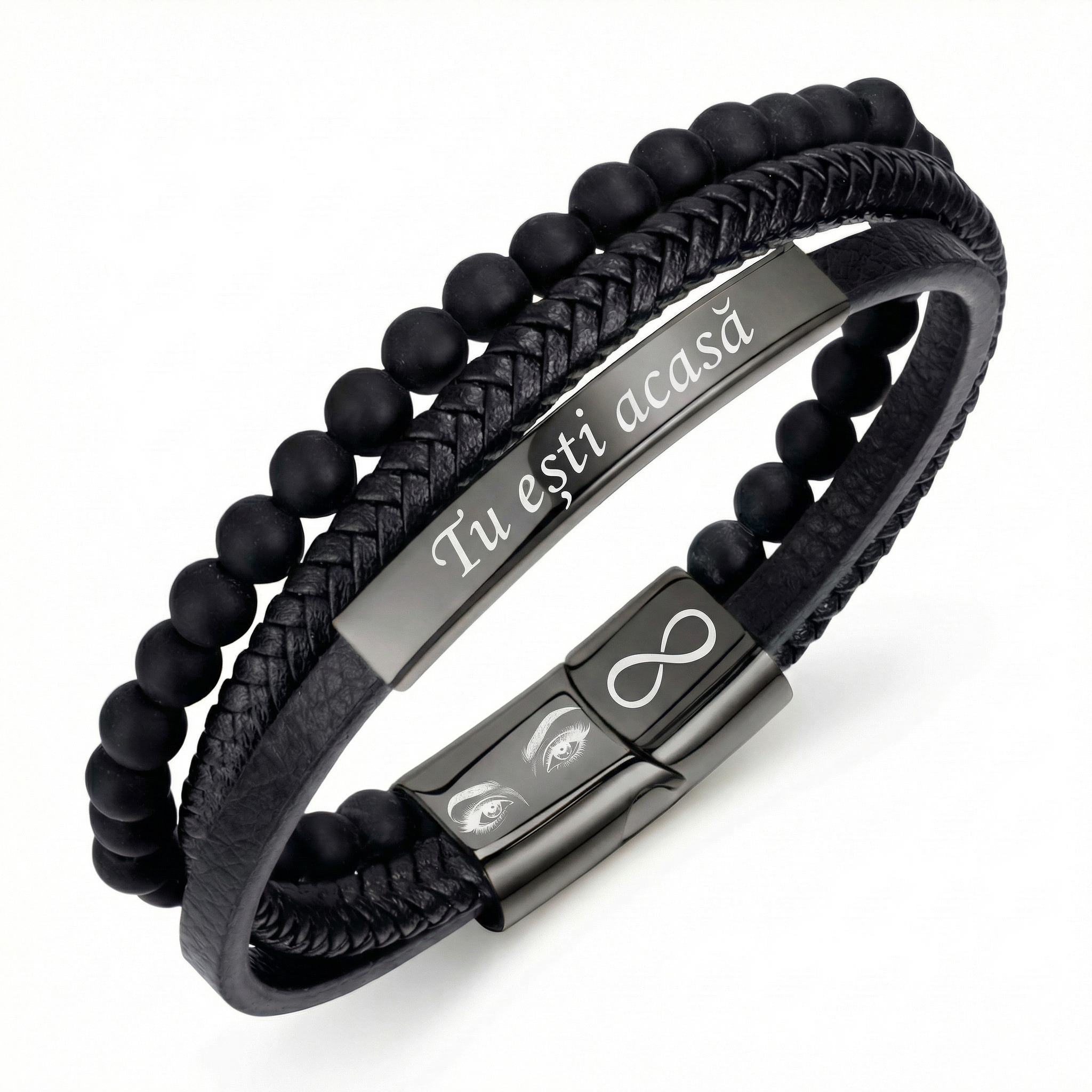 Bar with beads bracelet
