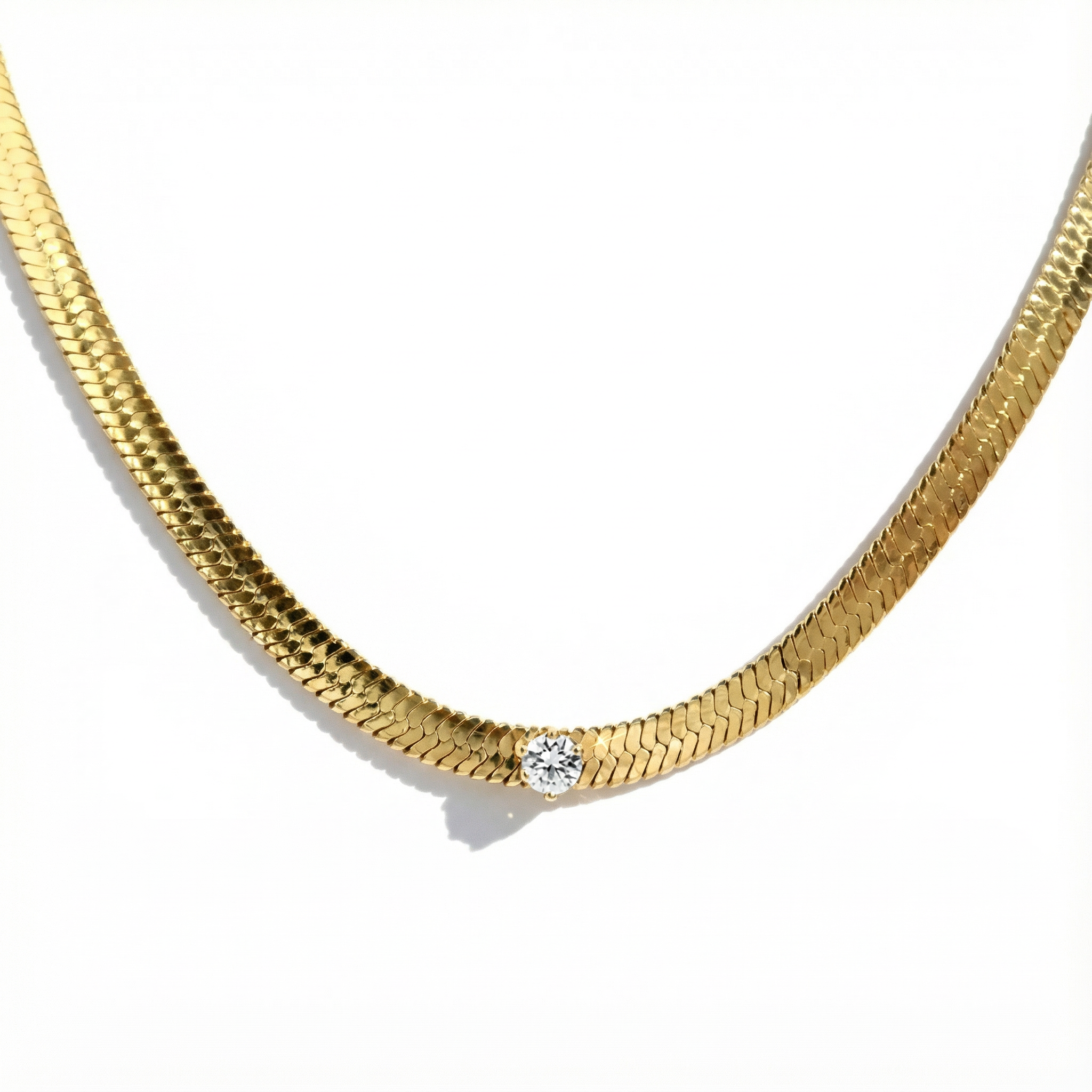 Colier sarpe cu pietricica