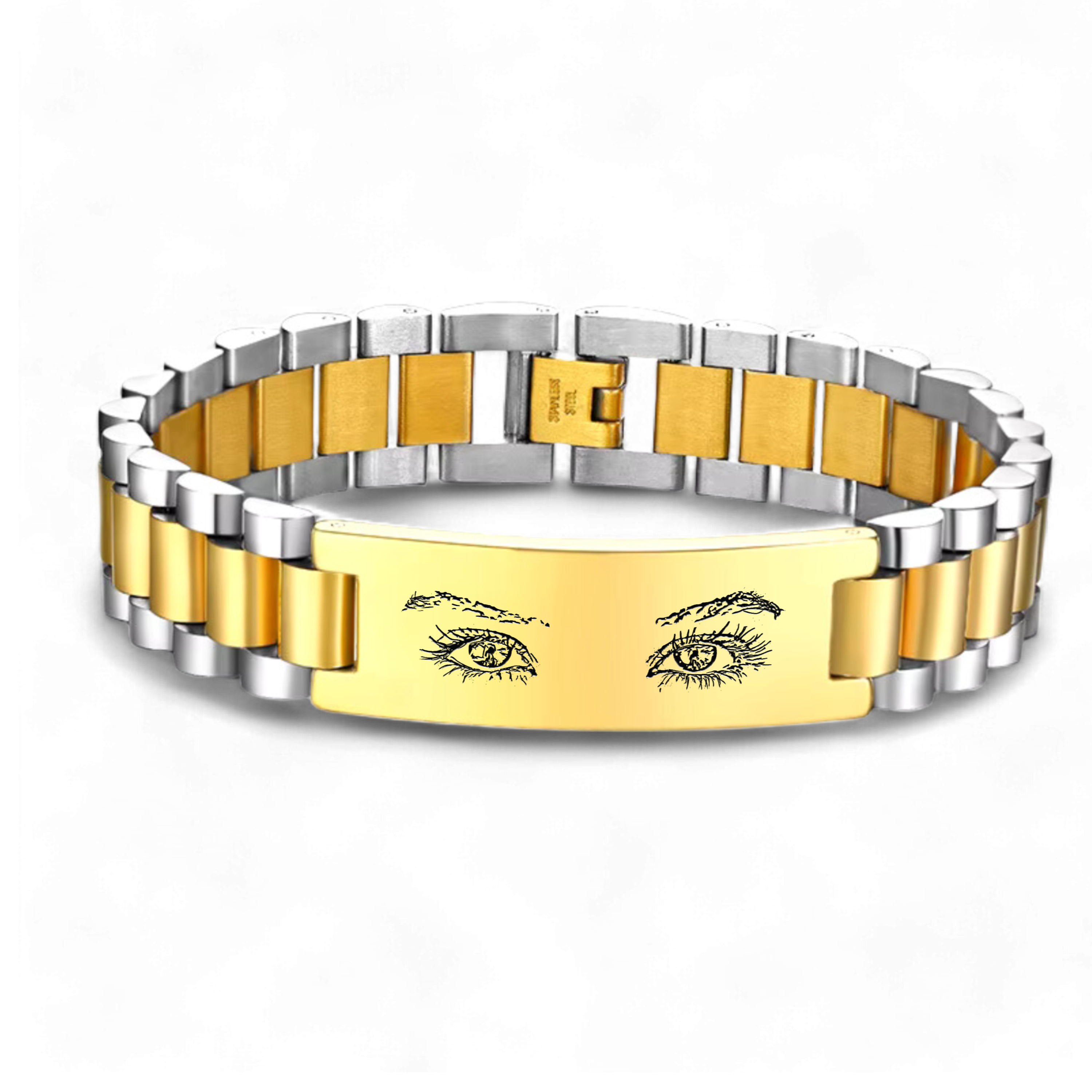 Bratara Rolex - Gravura Ochii tai