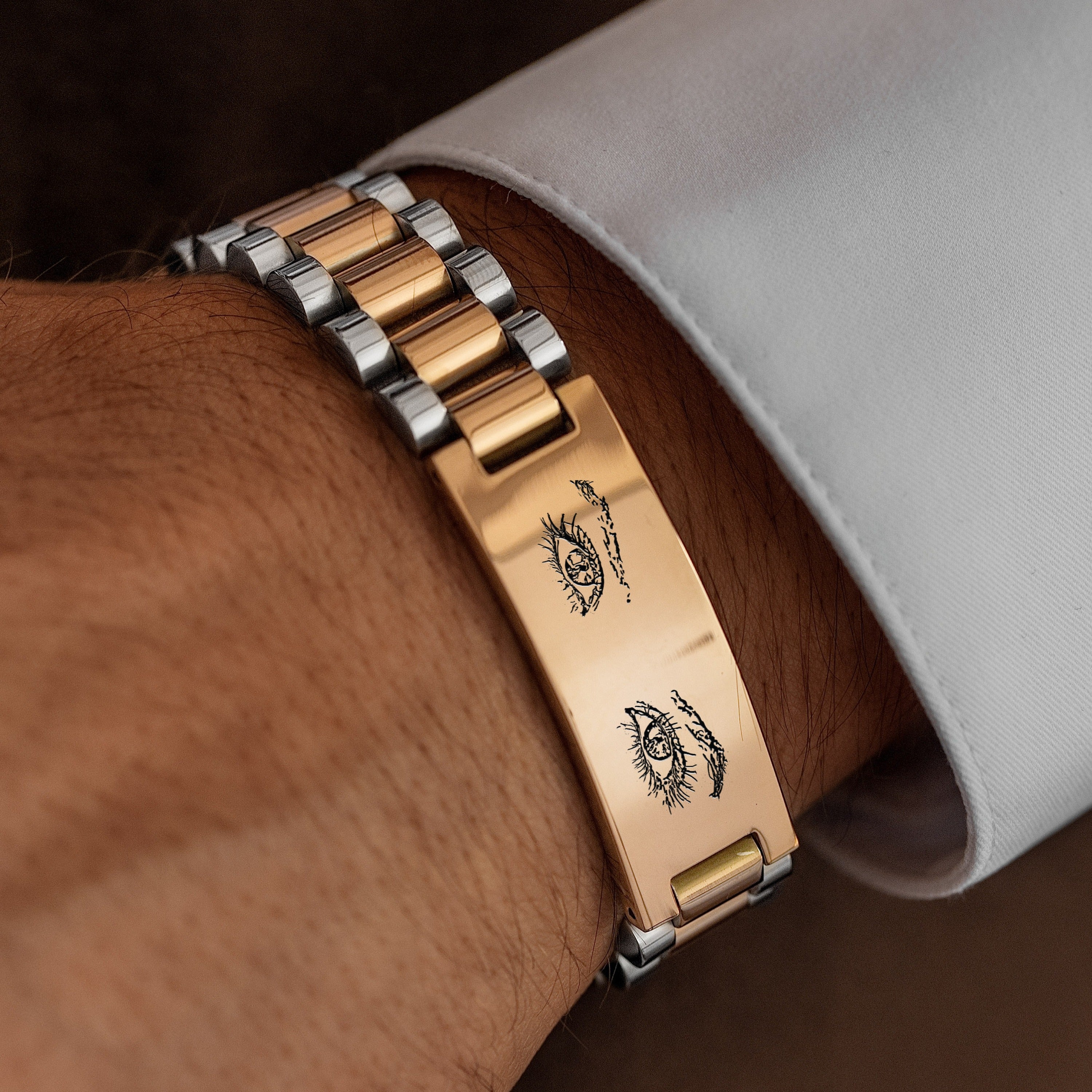 Bratara Rolex - Gravura Ochii tai