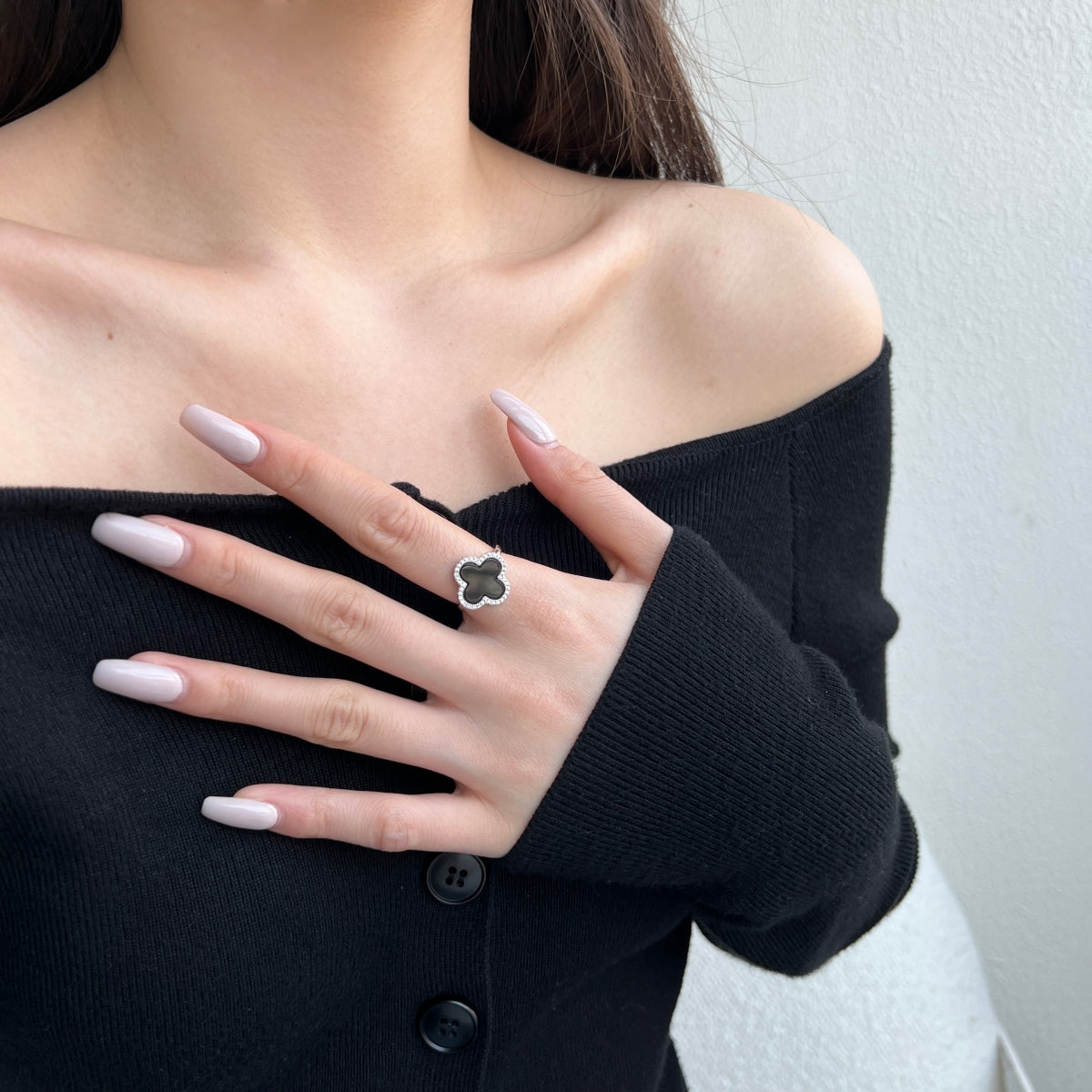 SET - VEVELU BLACK - CZ