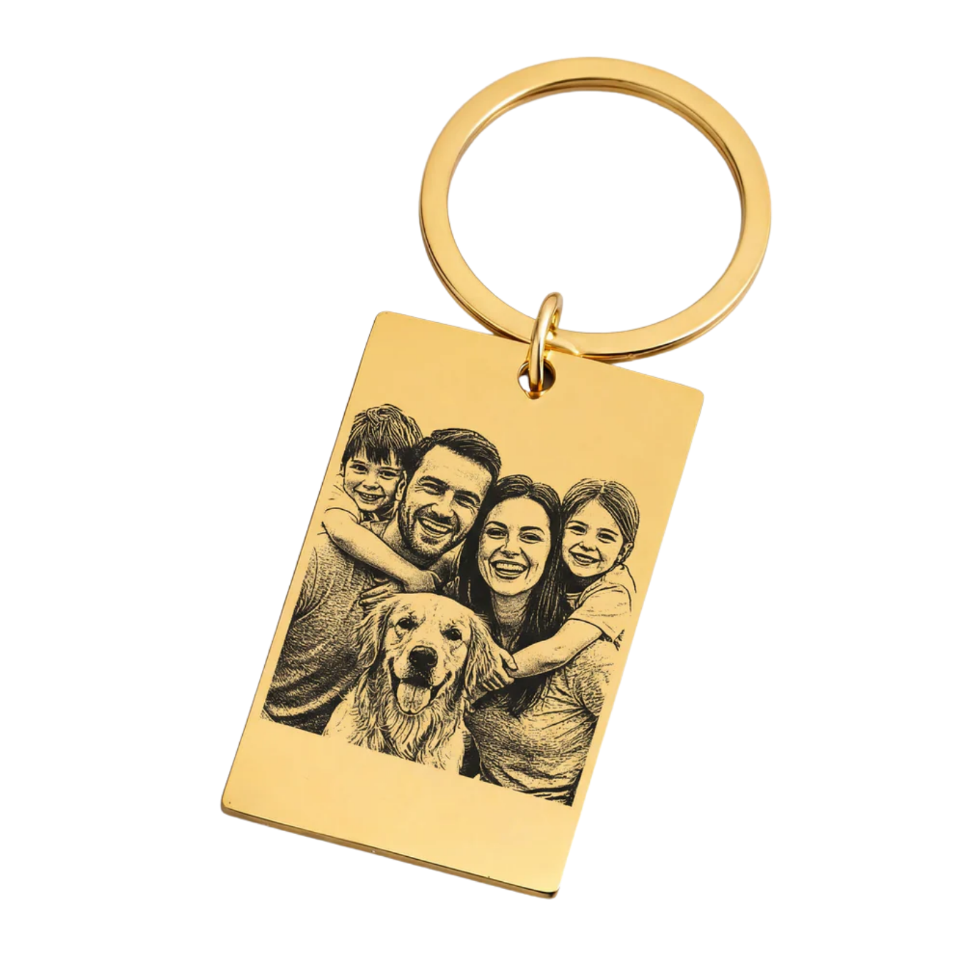 Breloc Dreptunghi | Personalizat cu Gravura