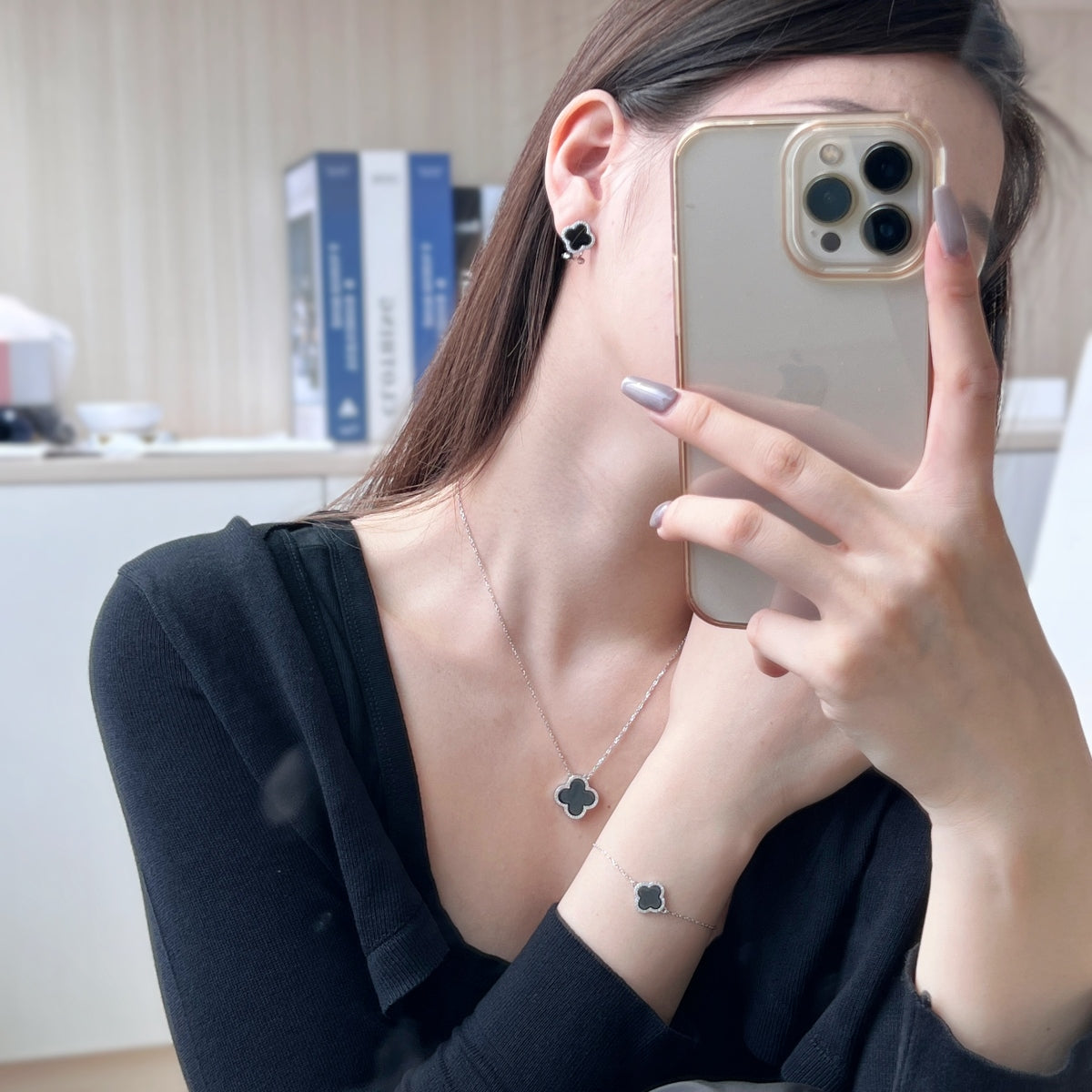 SET - VEVELU BLACK - CZ