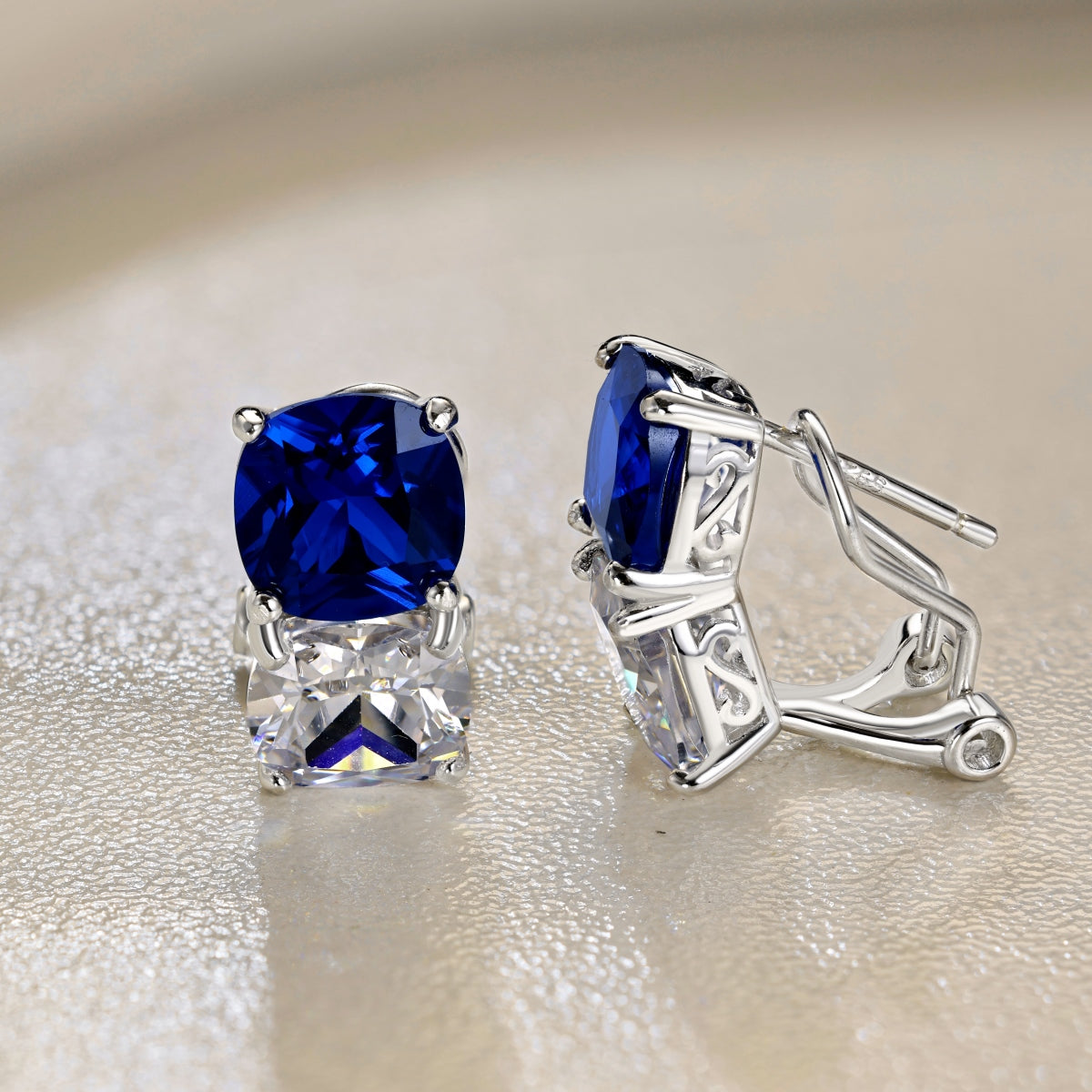 Cercei - Blue diamond - CZ