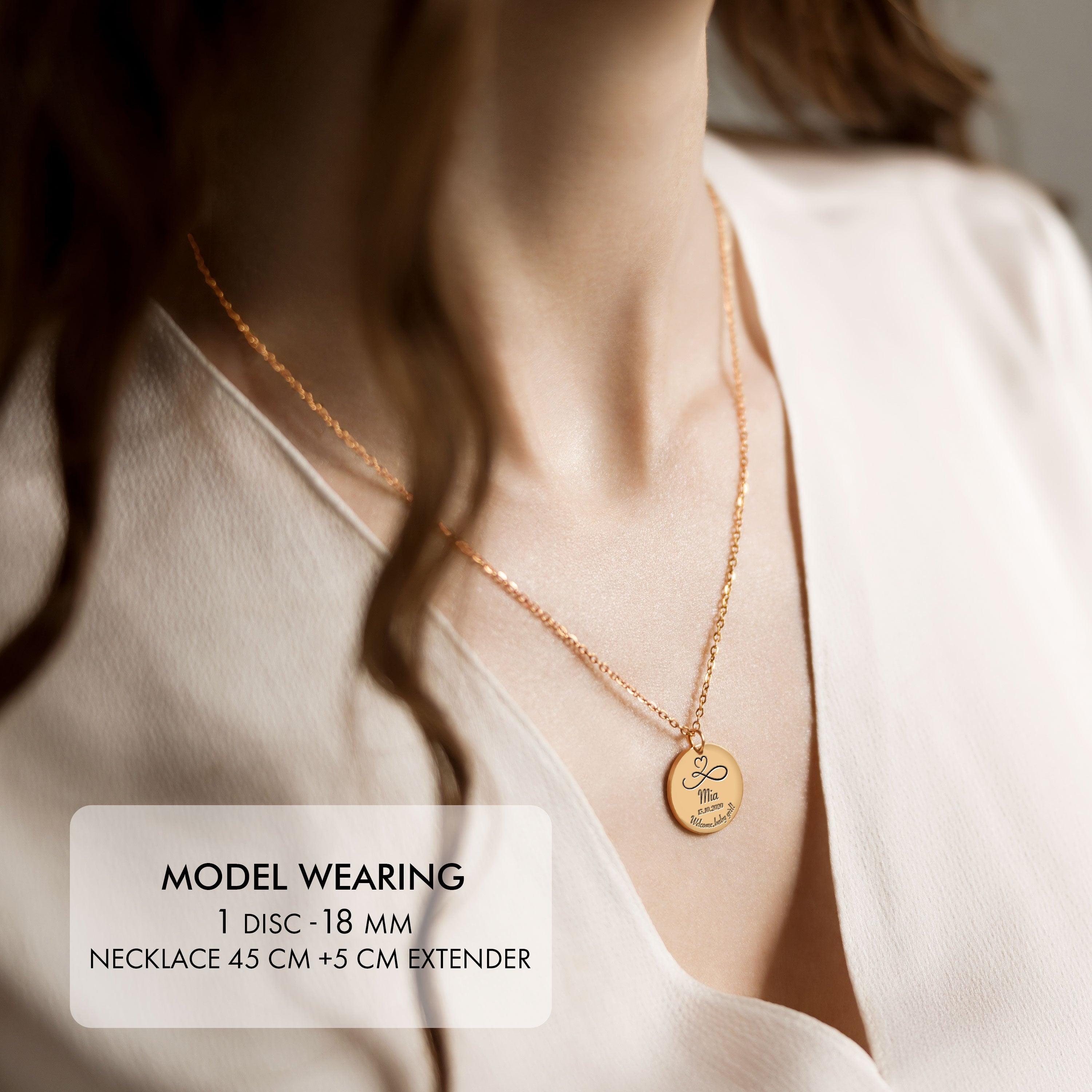 Cerc Colierc 18 mm - Auriu