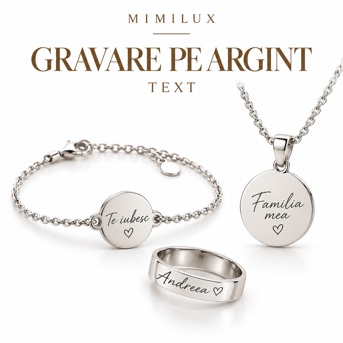 Servicii de GRAVARE METALE PREȚIOASE