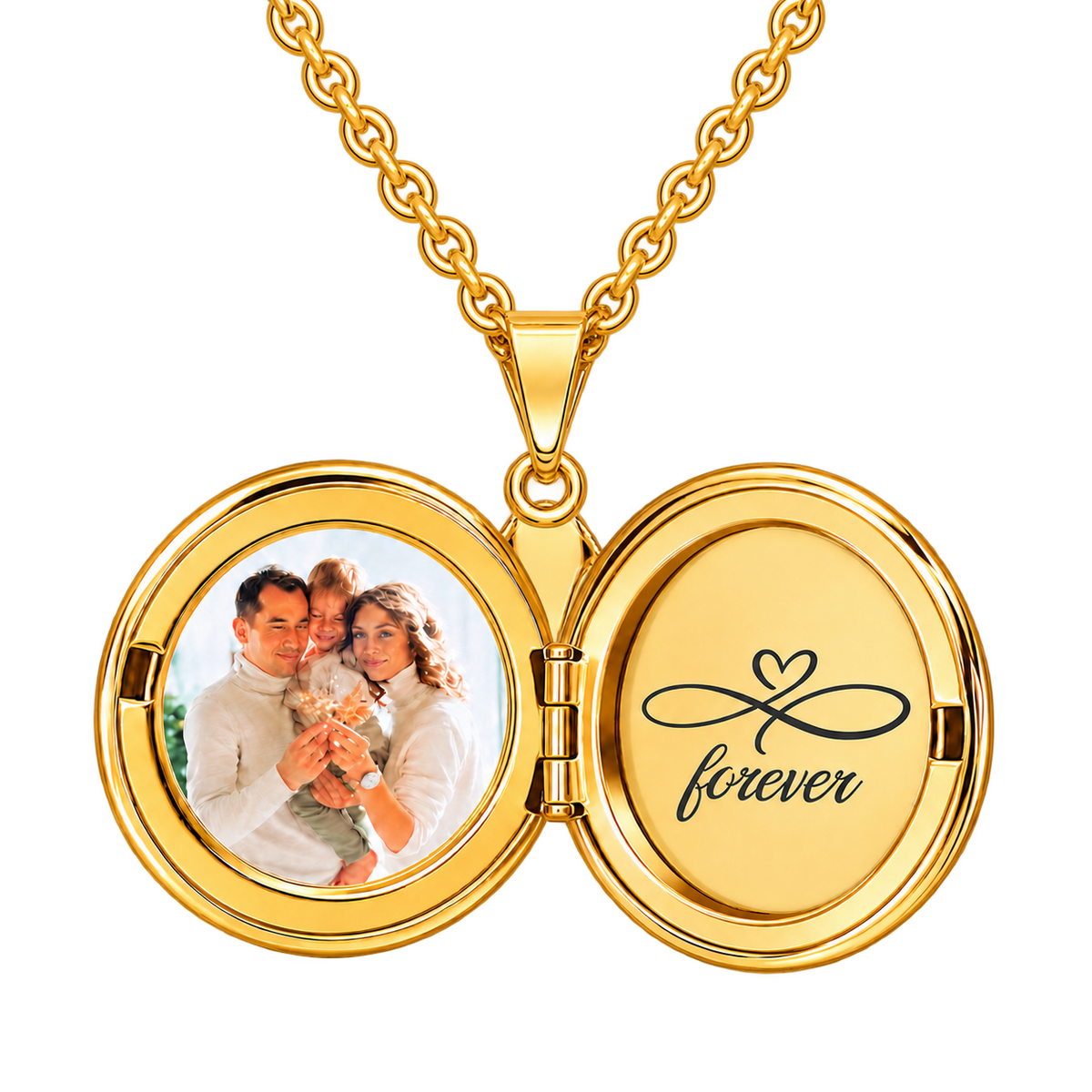 Heart & Key Necklace
