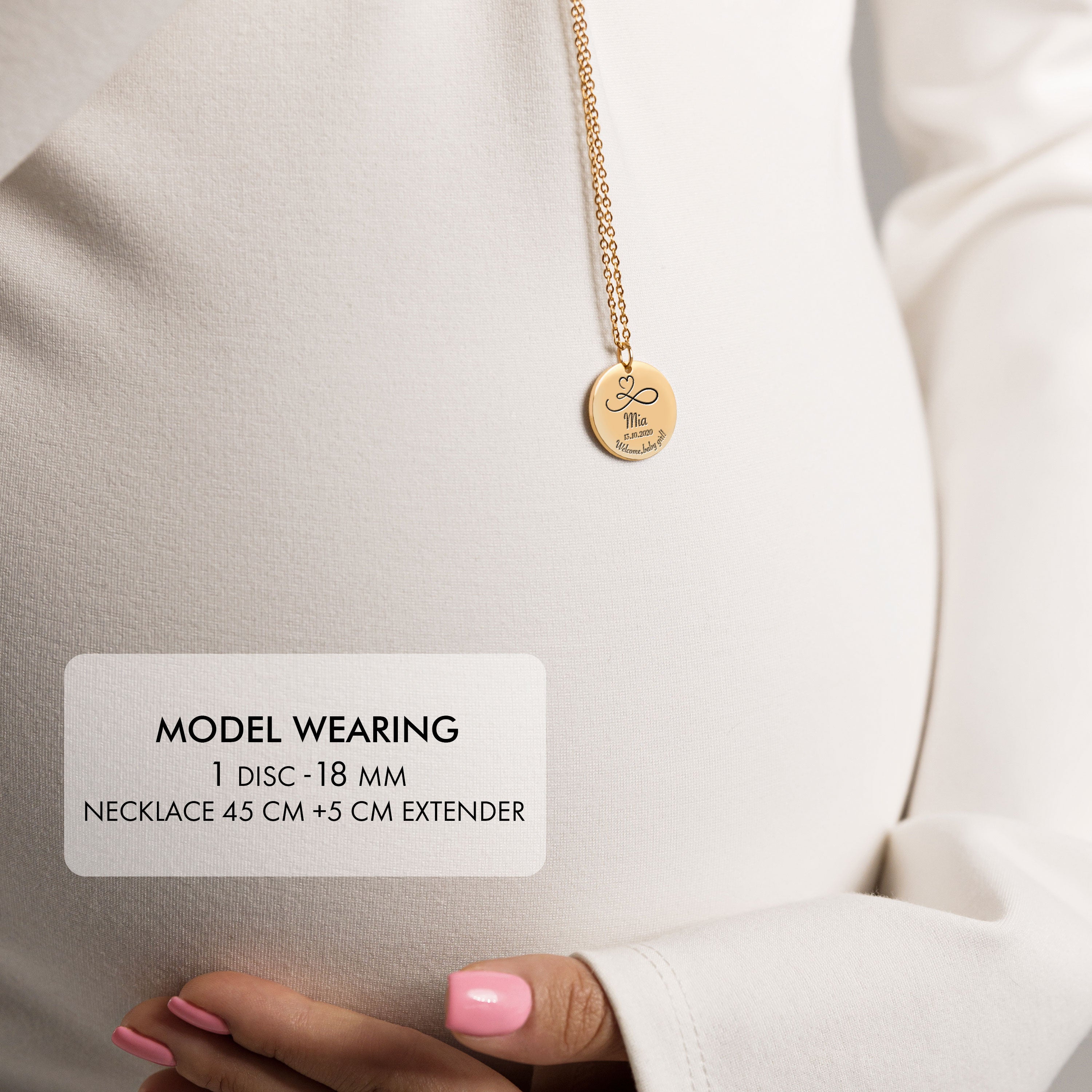 Cerc Colierc 18 mm - Auriu