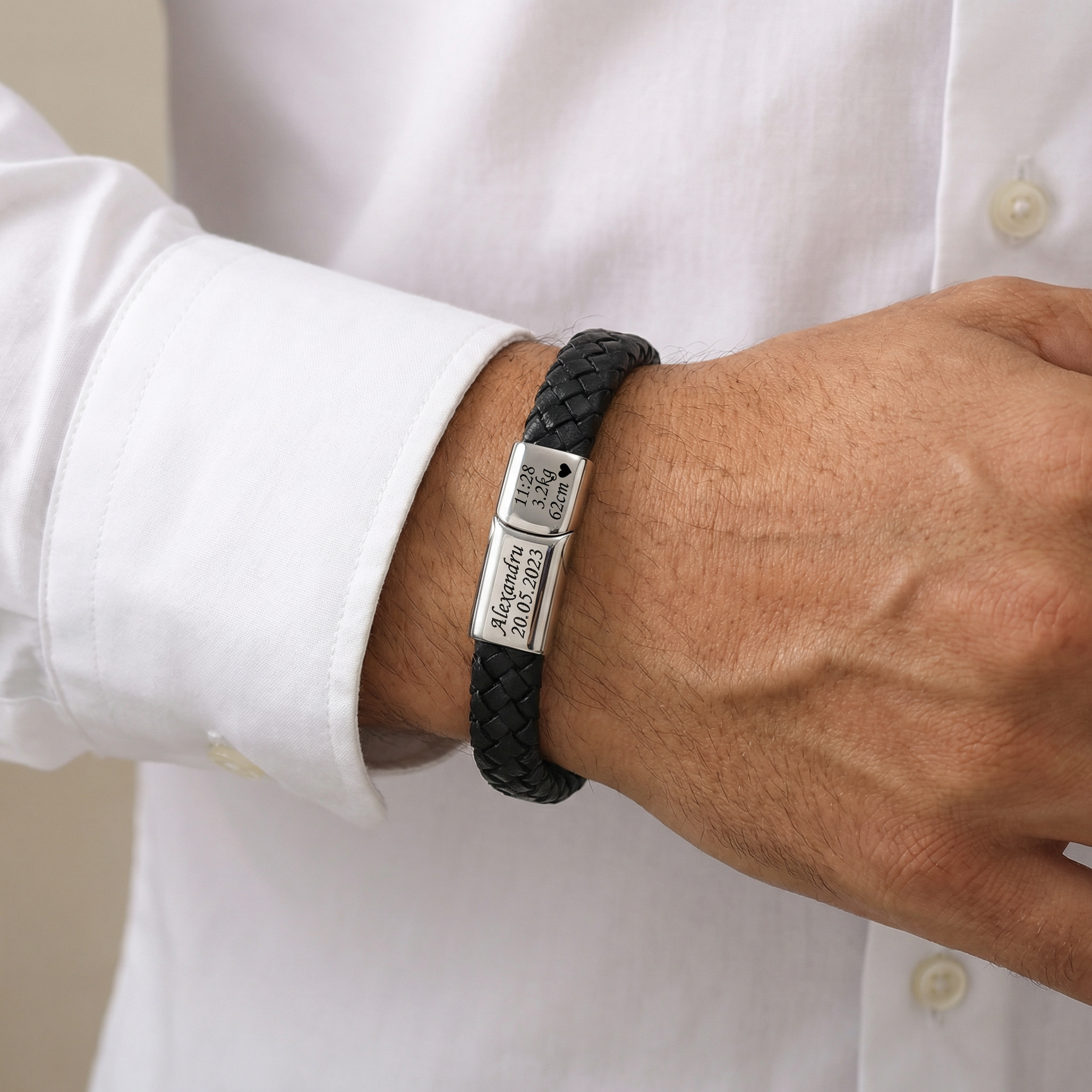 Bratara Împletită din Piele - Datele de la Baby