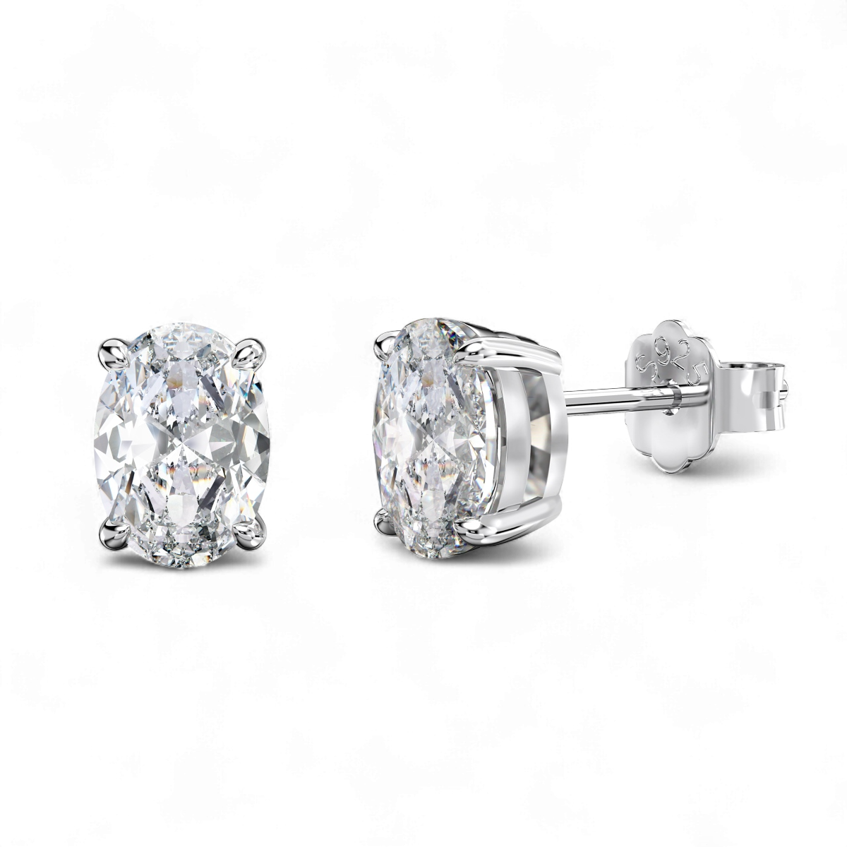 SET - COLIER OVALINA  - CZ