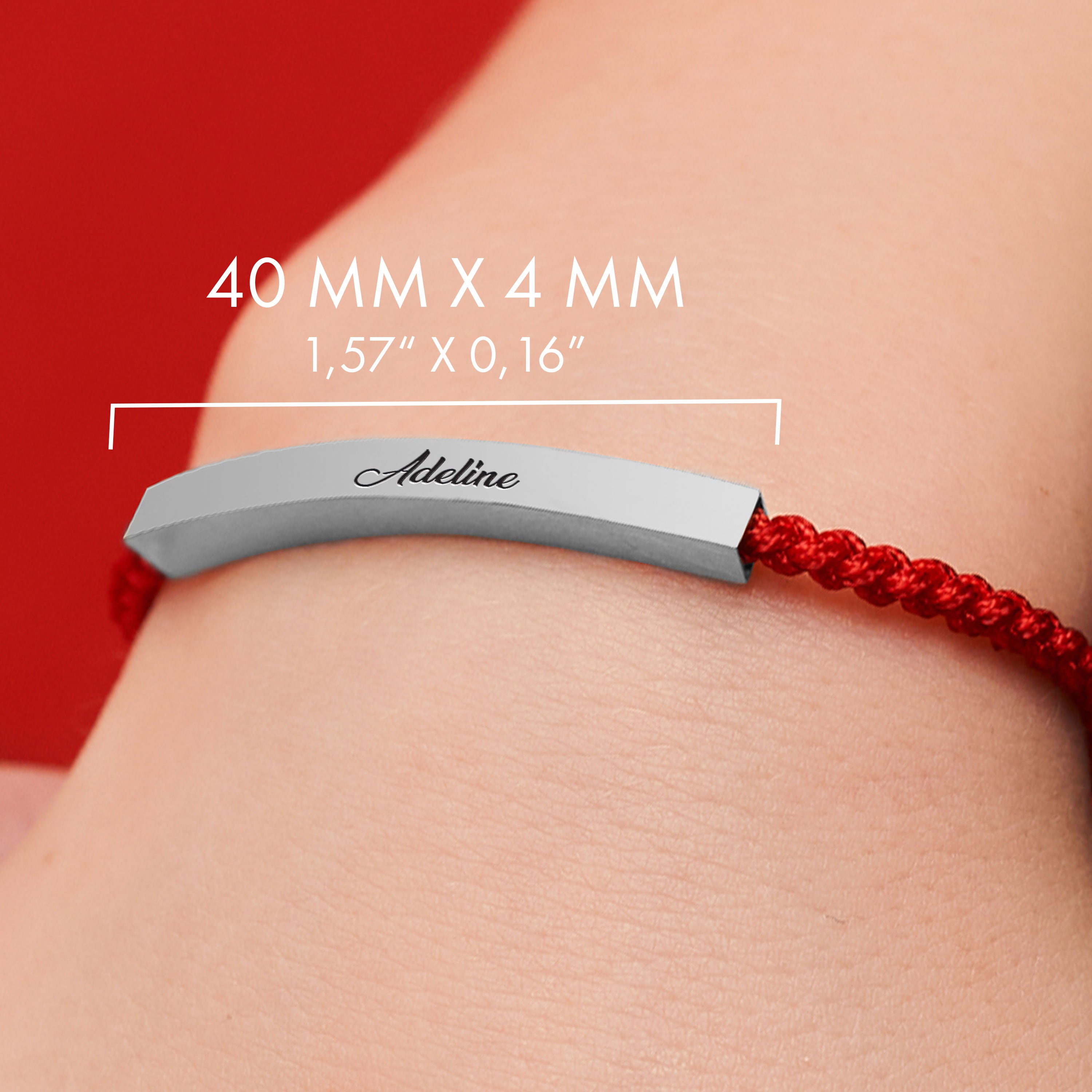 Bratara ata rosie bara