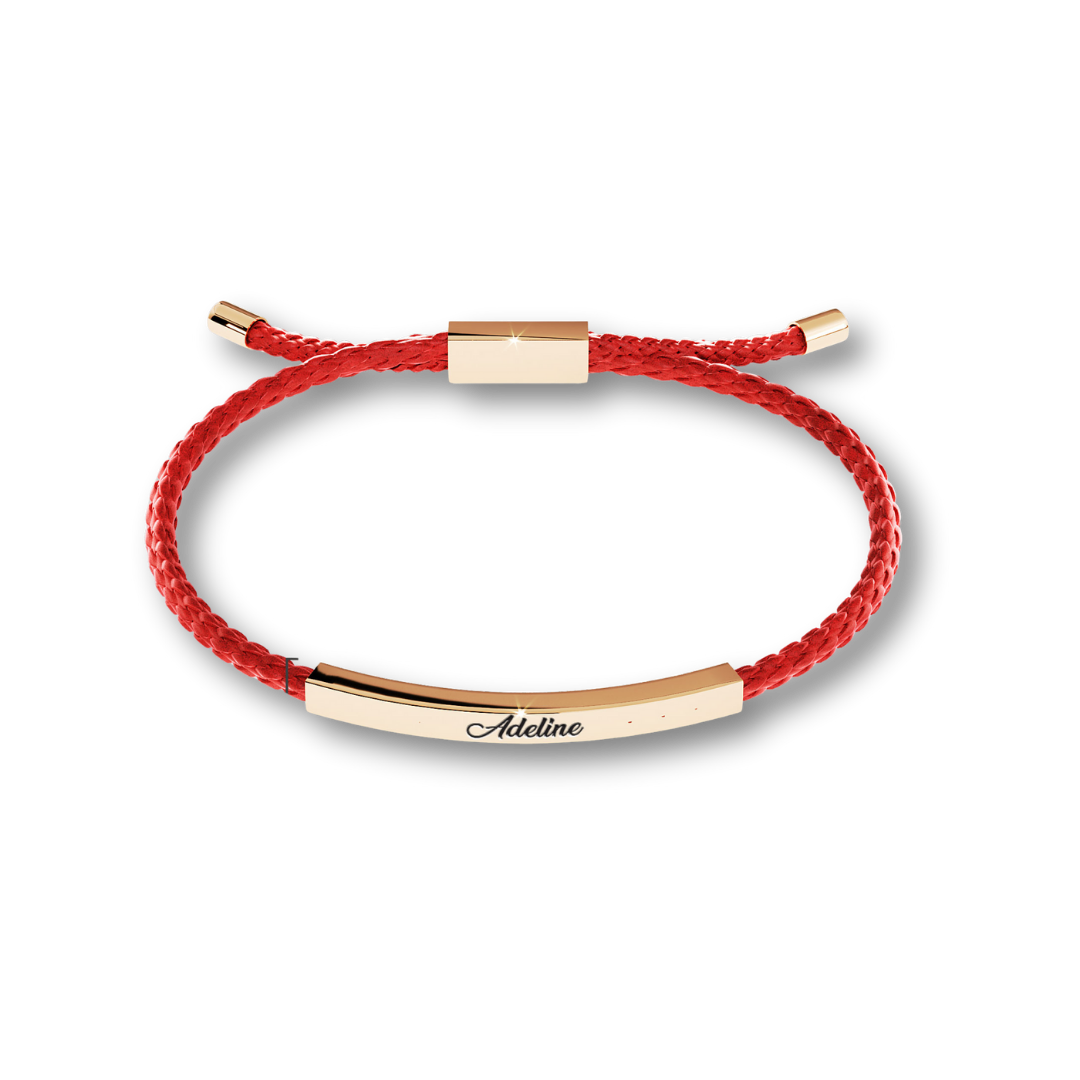 Bratara ata rosie bara