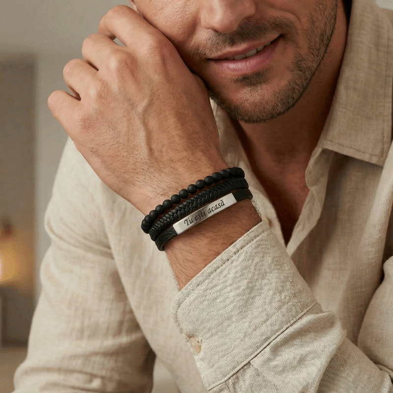 Bar with beads bracelet
