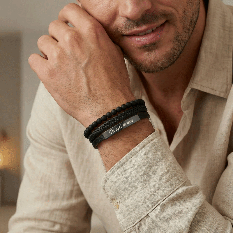 Bar with beads bracelet