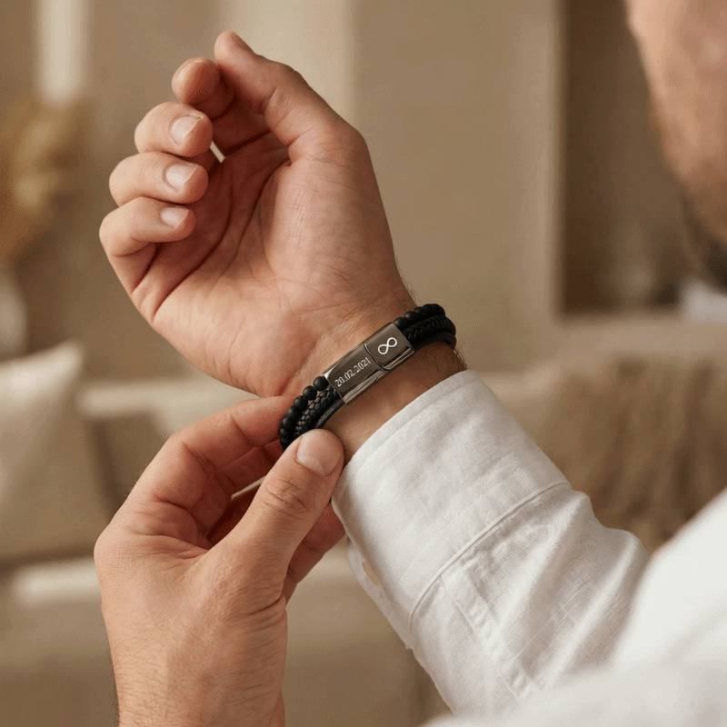 Bar with beads bracelet